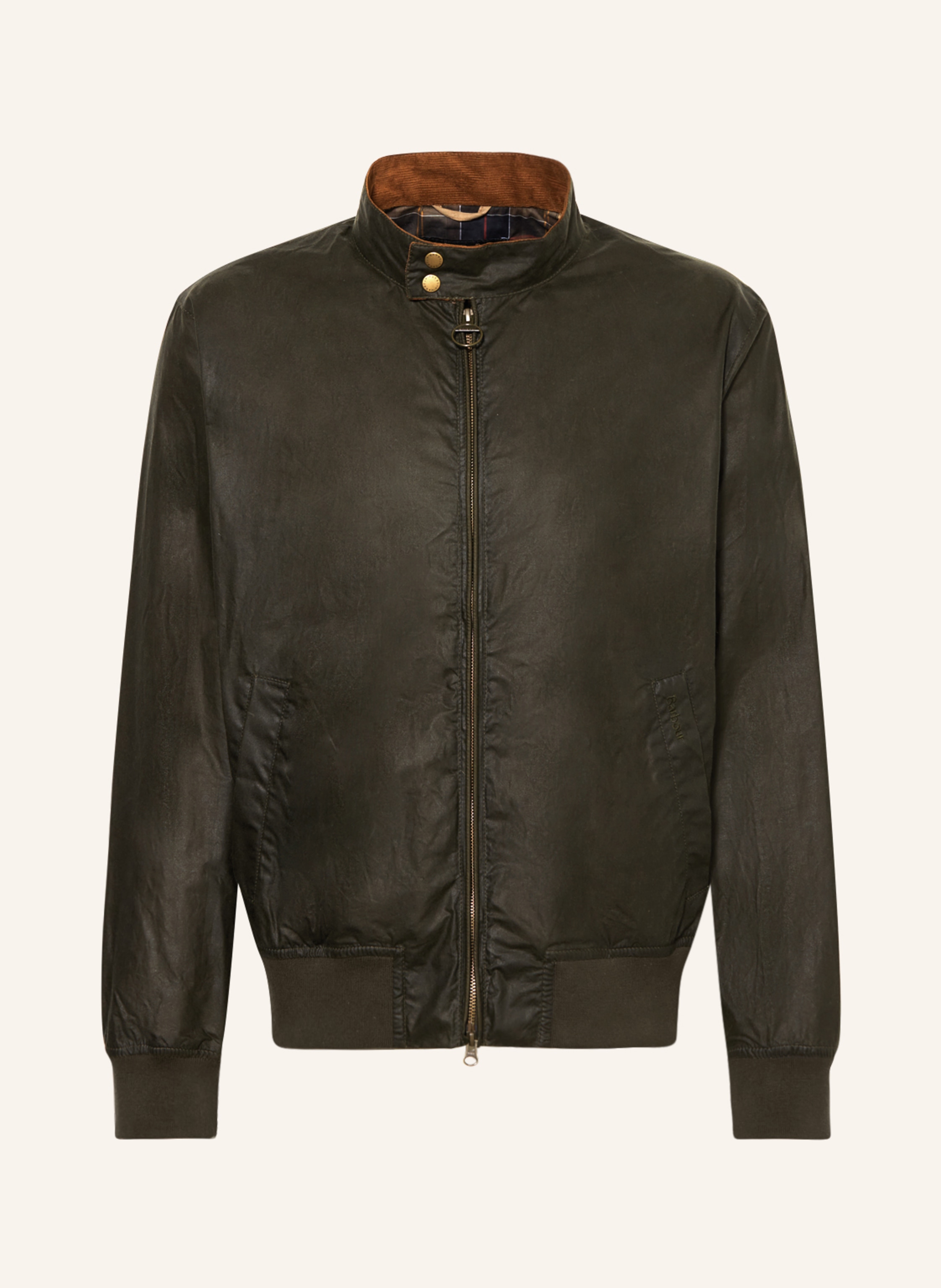 Barbour bomber cheap jacket men