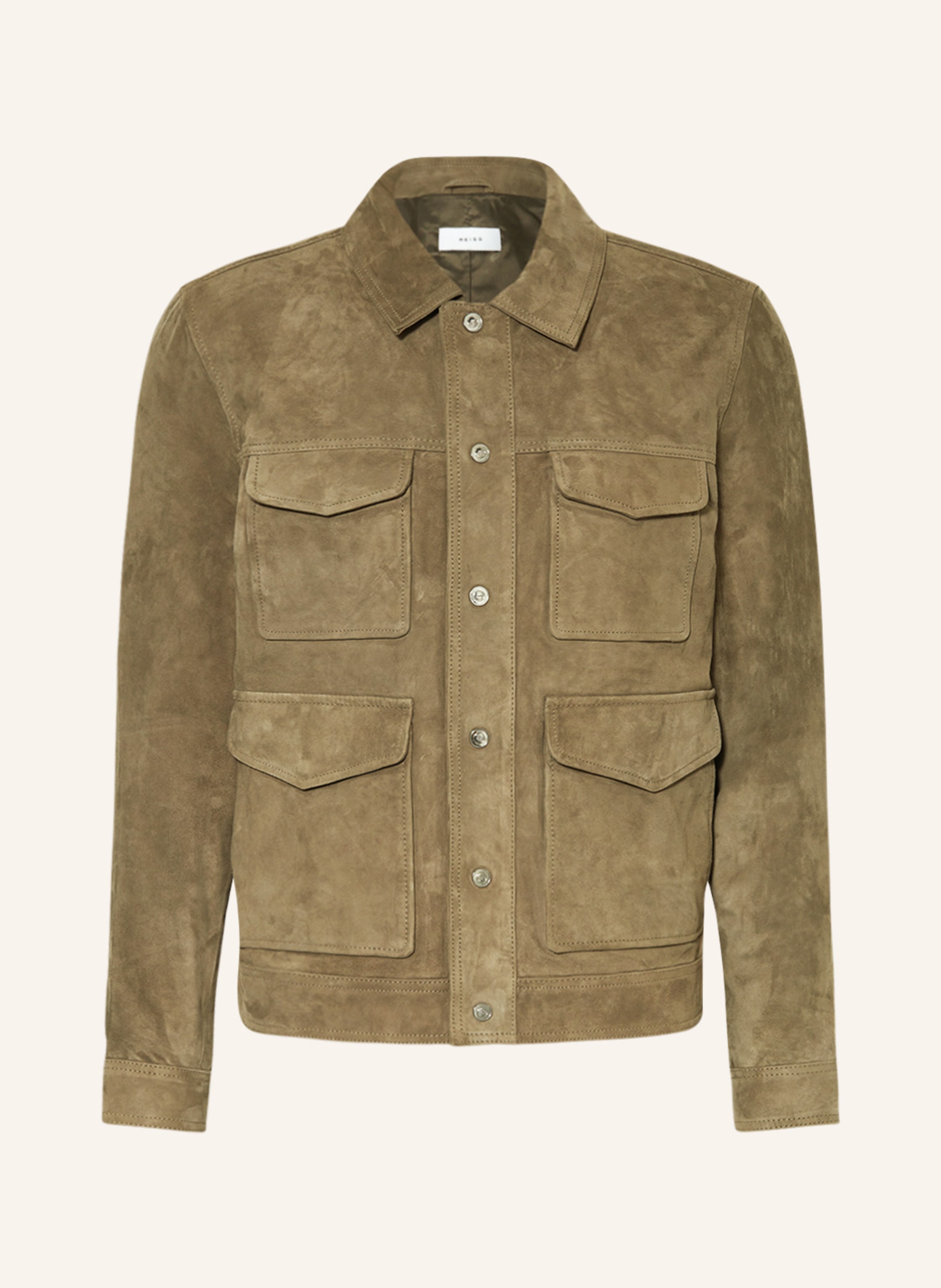 Reiss honne cheap leather jacket