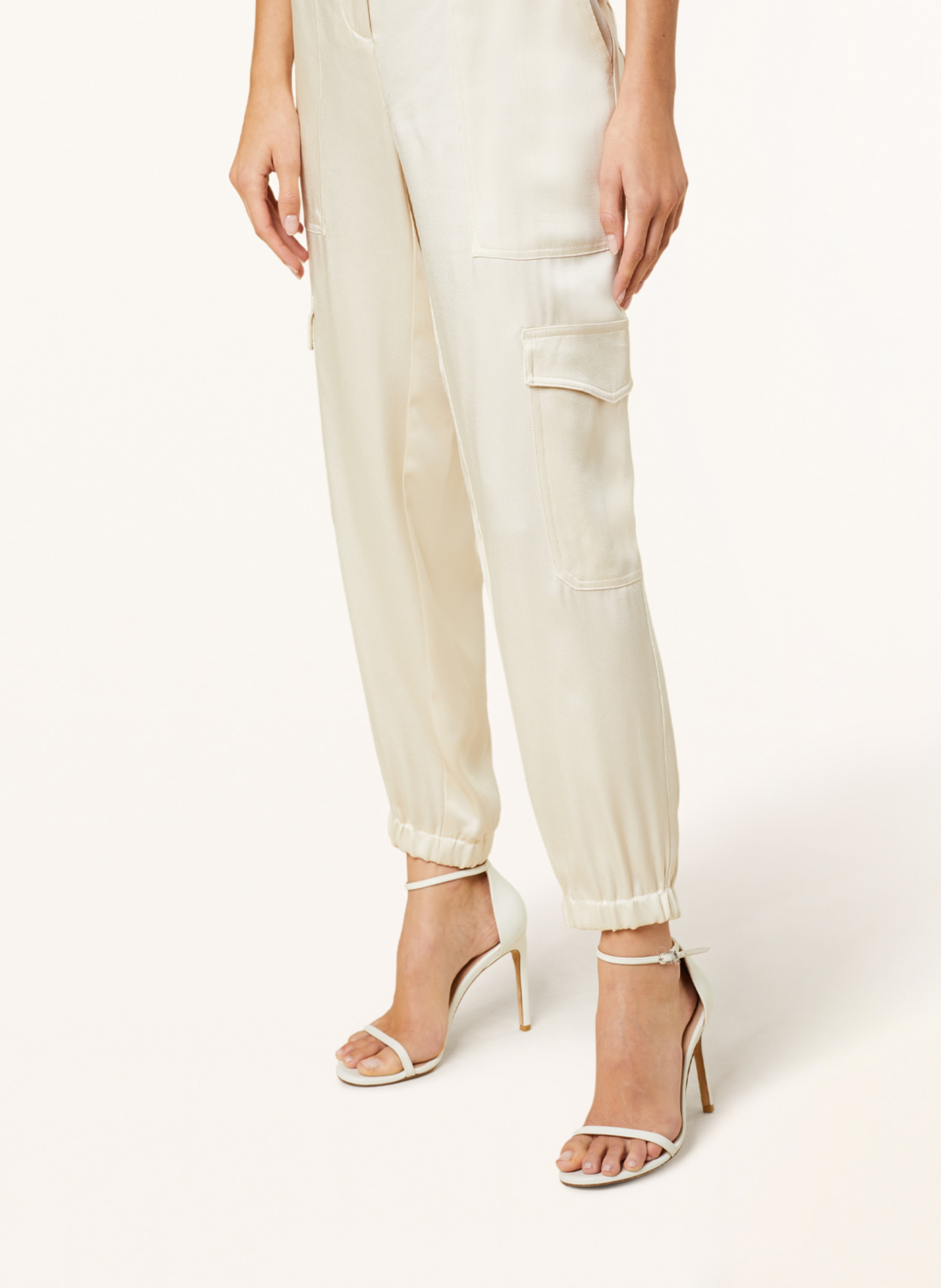 Thumbnail - Cambio Cargohose Karo beige