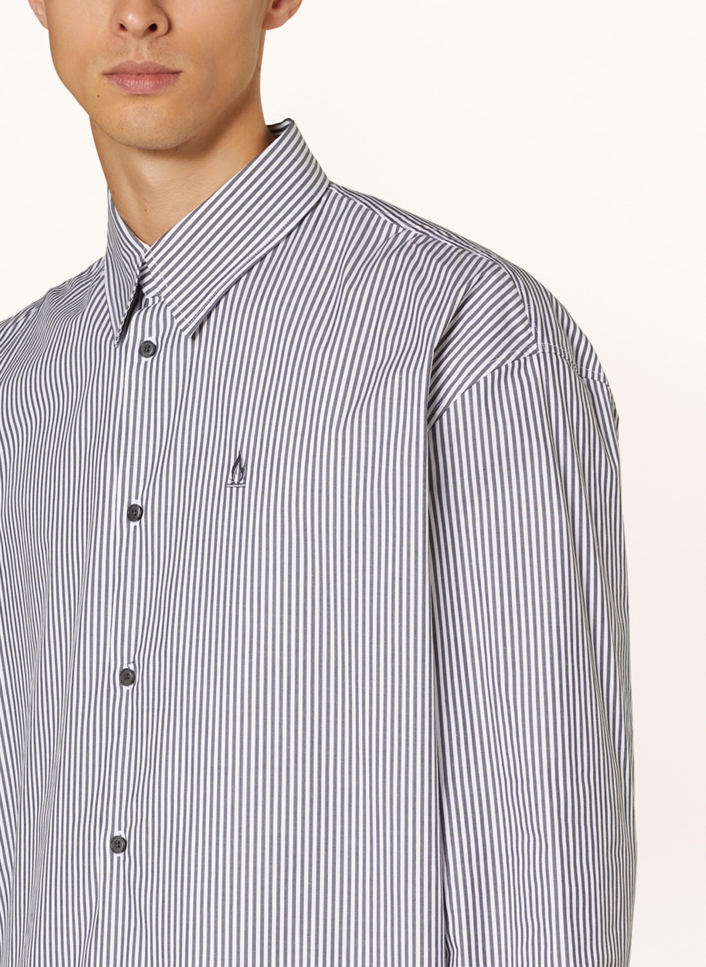 Thumbnail - Drykorn Hemd Omanoc Comfort Fit grau