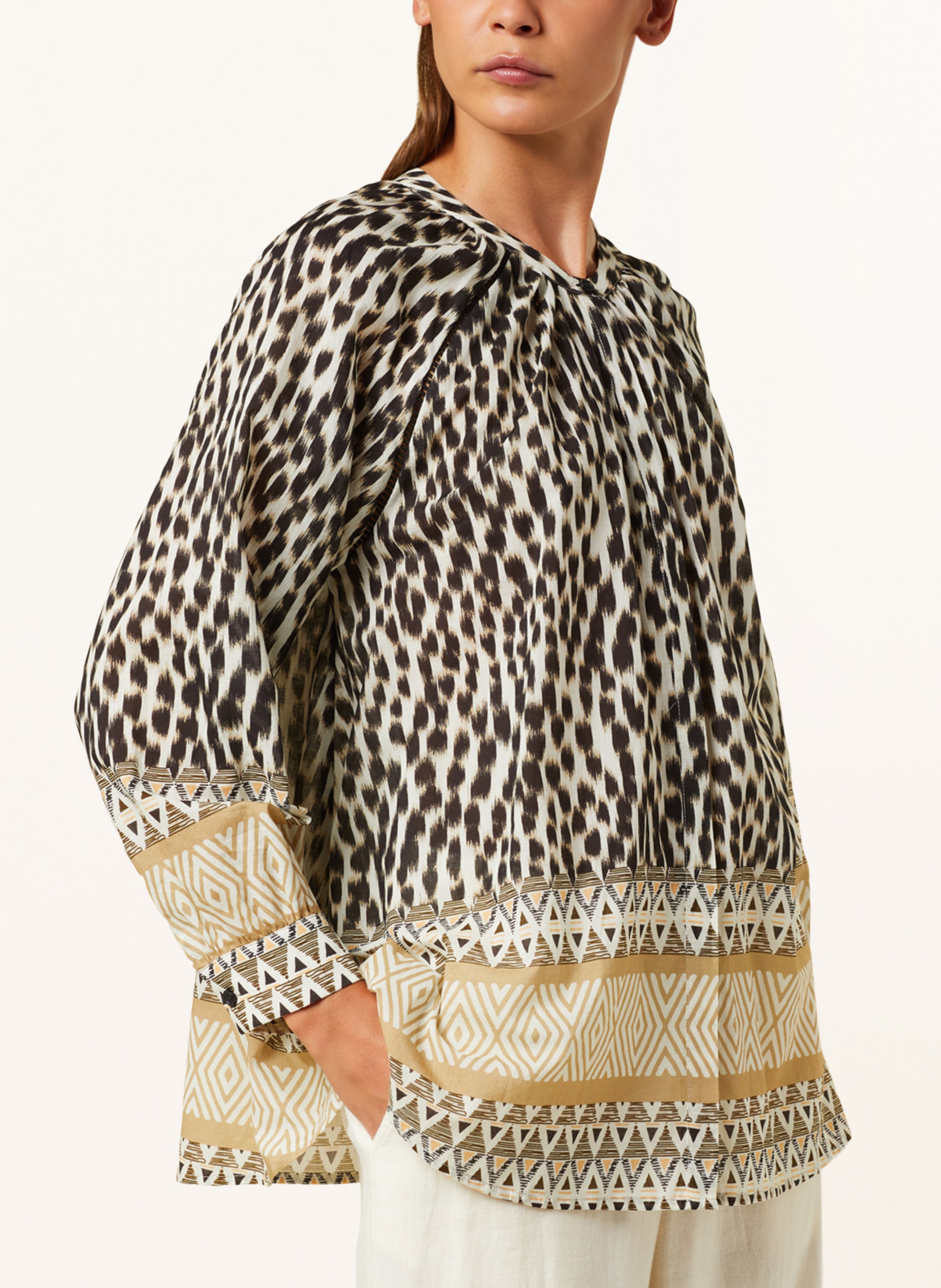 Thumbnail - Catnoir Bluse beige