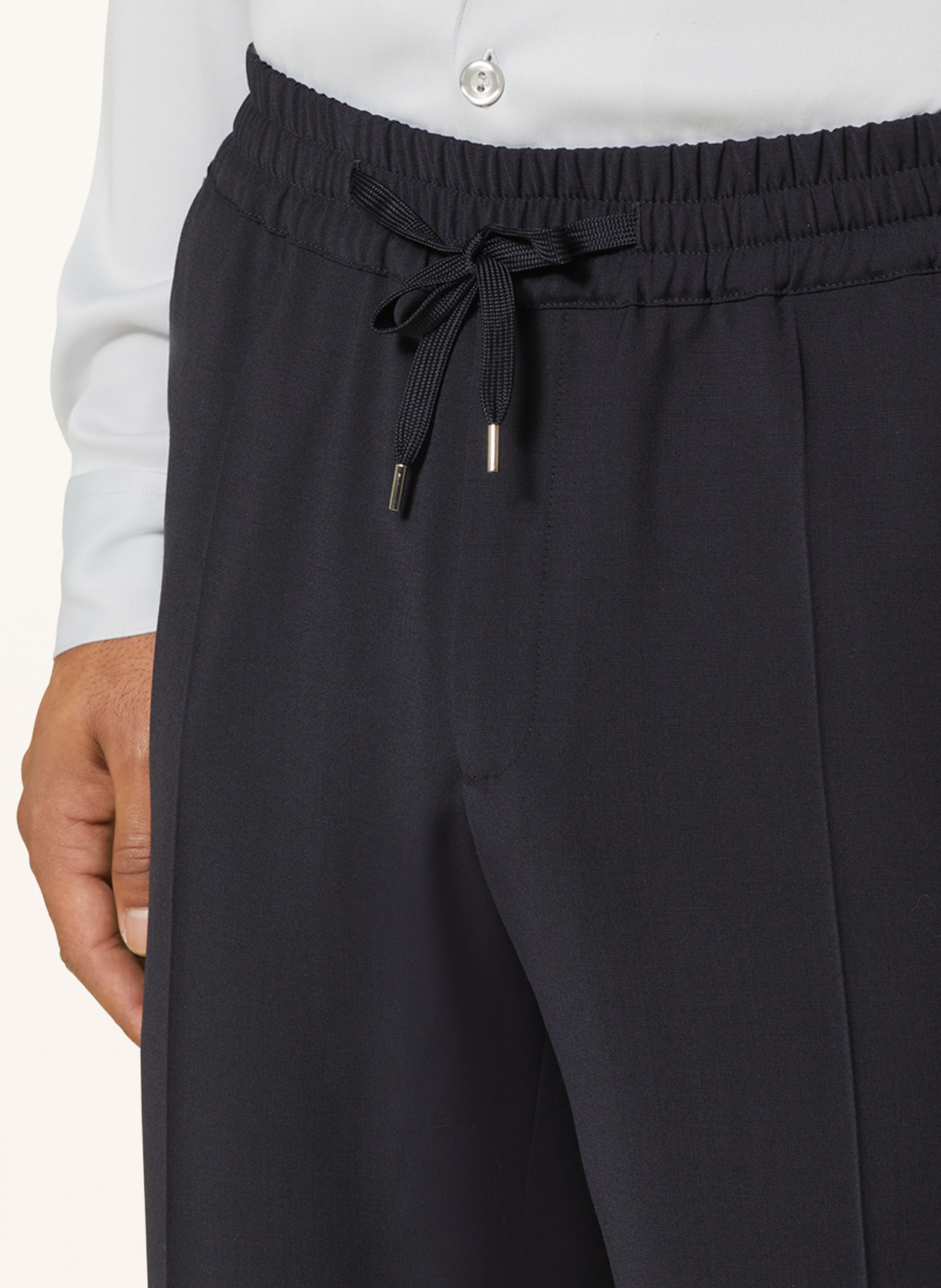 Thumbnail - Sandro Hose New Alpha Im Jogging-Stil Slim Fit blau