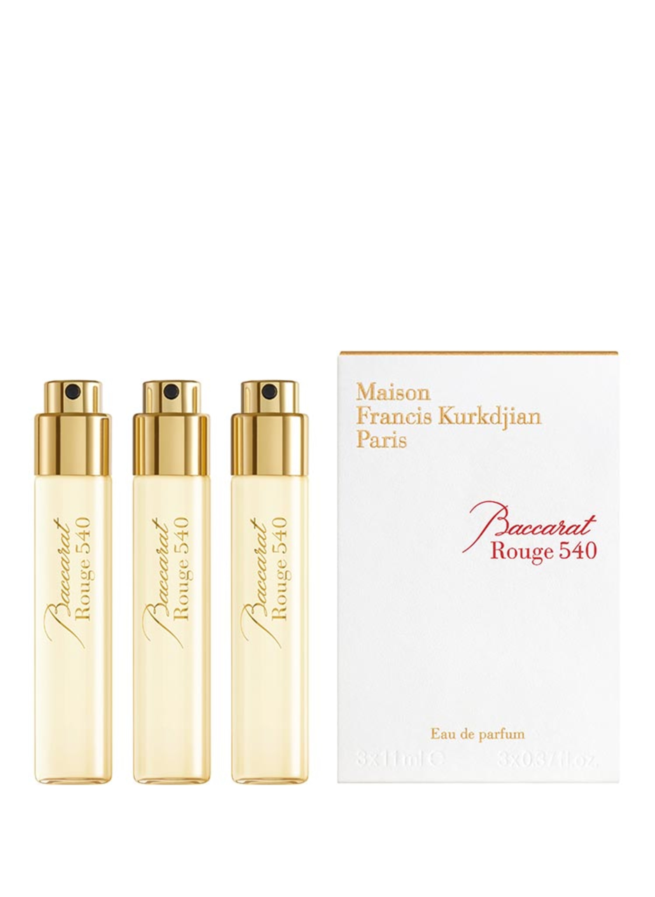 Maison Francis Kurkdjian Maison Francis Kurkdjian Baccara Rouge 540 Refill Eau de Parfum (3 x 11 ml) 33 ml