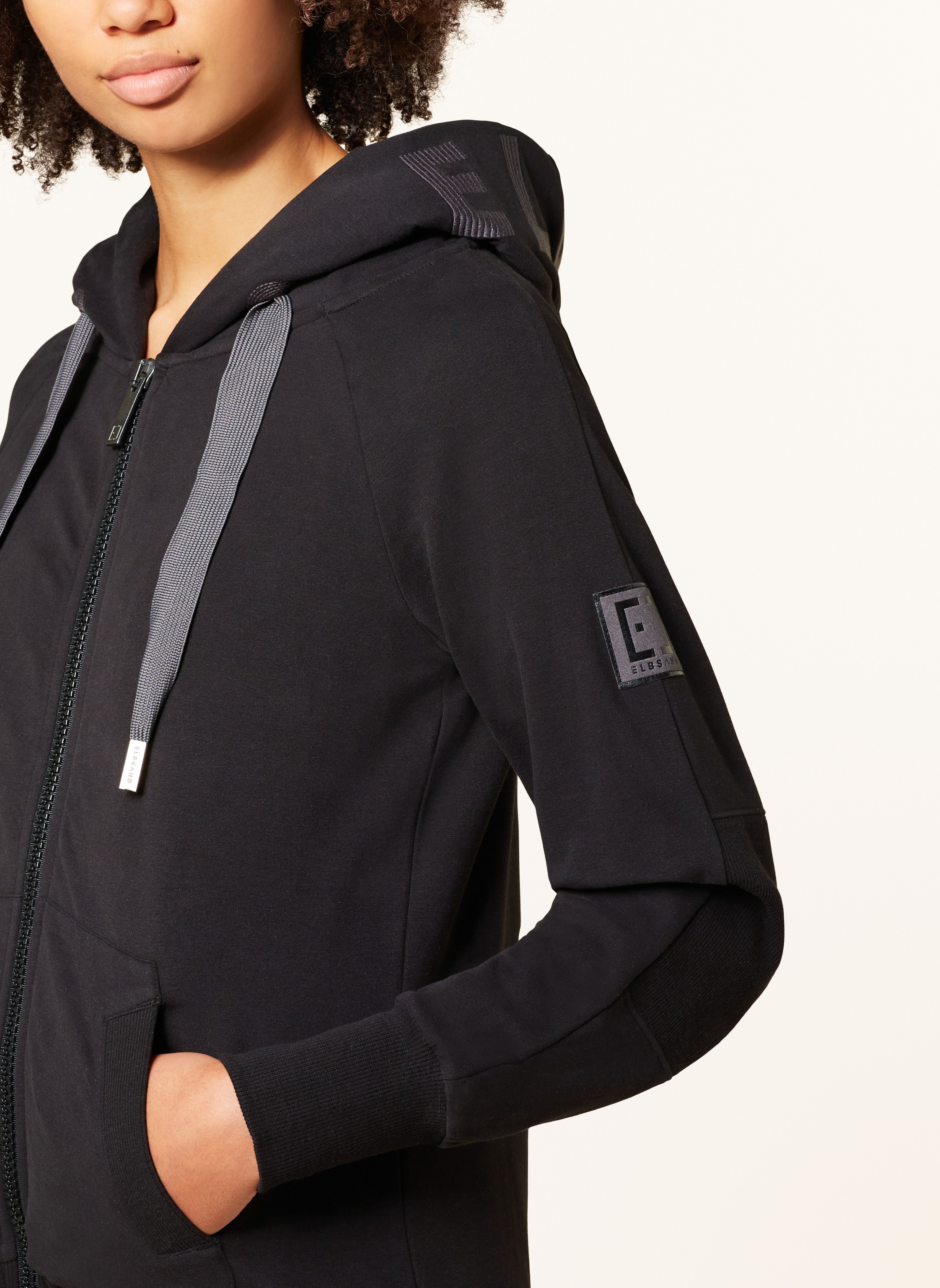 Thumbnail - Elbsand Sweatjacke Kelda schwarz