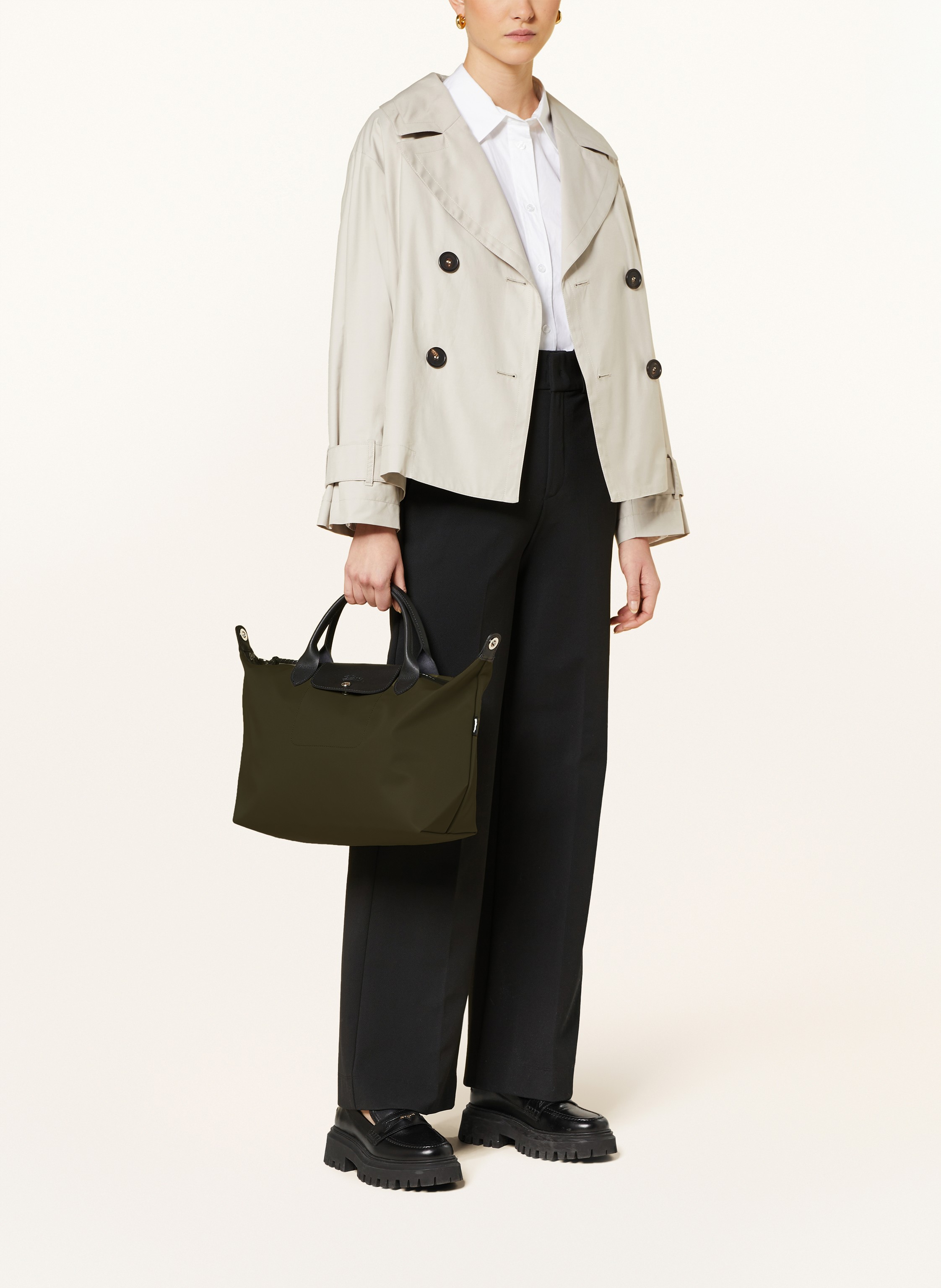 Thumbnail - Longchamp Shopper Le Pliage Energy Medium gruen