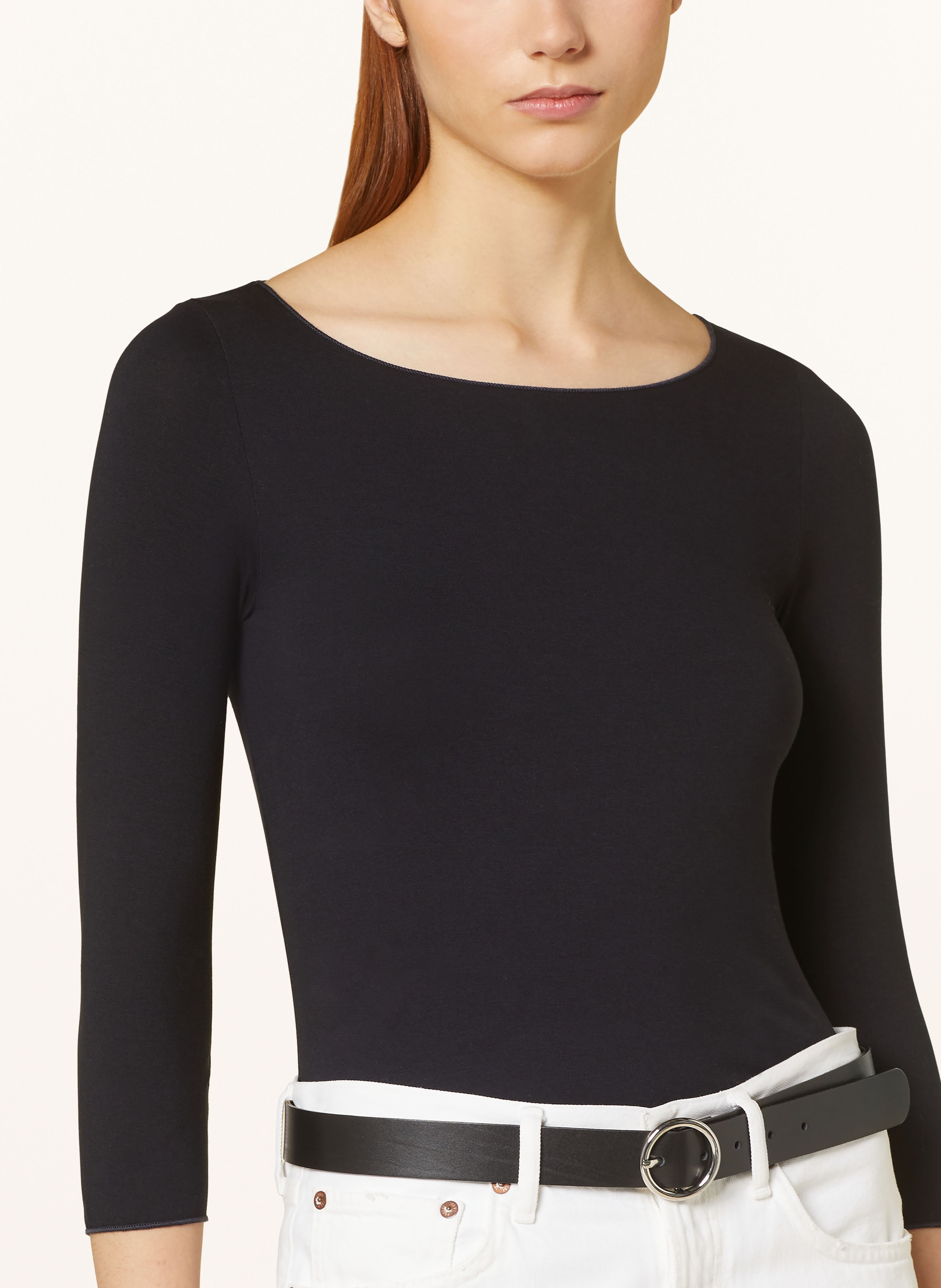 Thumbnail - Majestic Filatures Shirt Mit 3/4-Arm blau