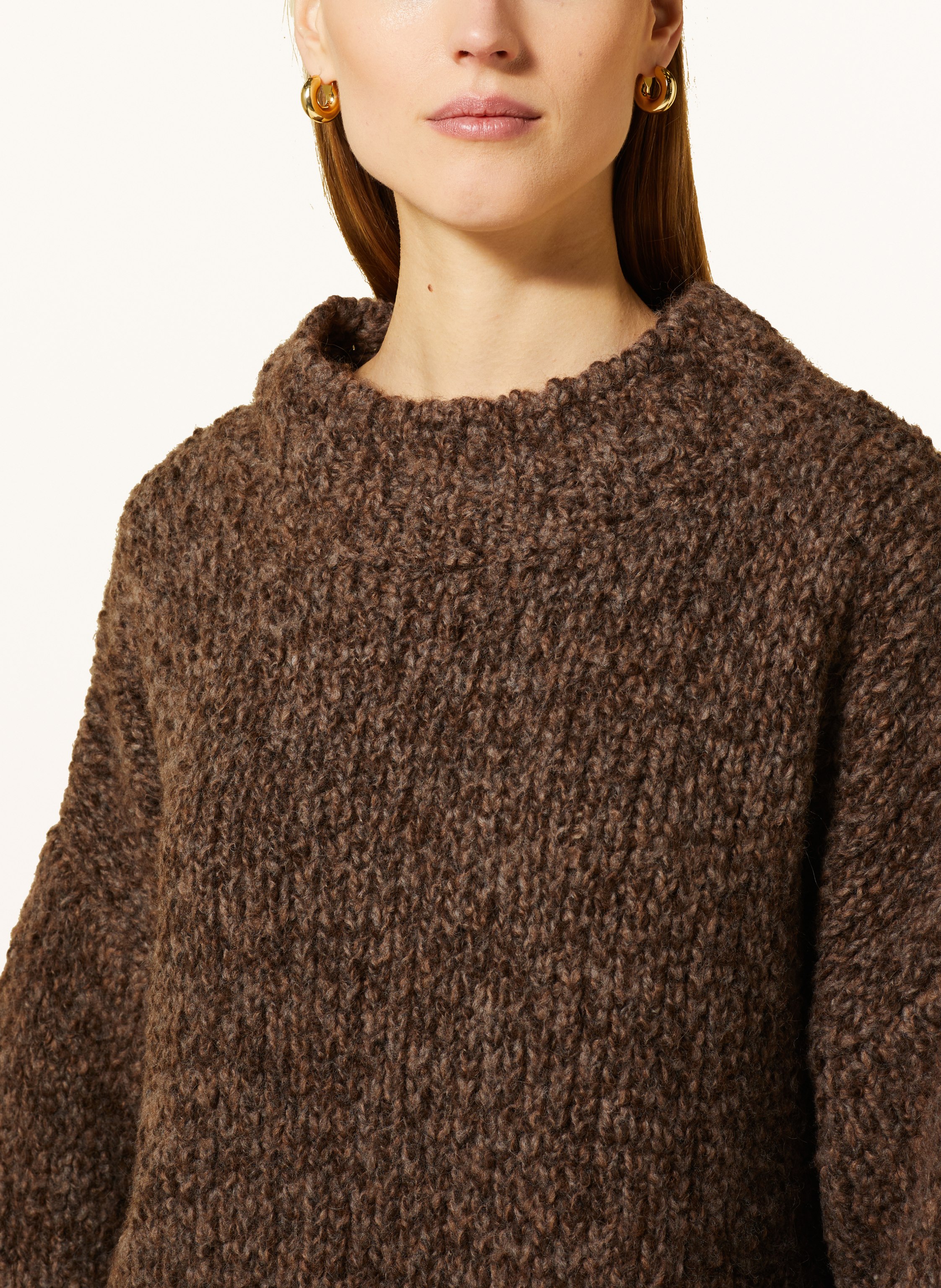 Thumbnail - By Aylin Koenig Pullover Granny Mit Alpaka braun