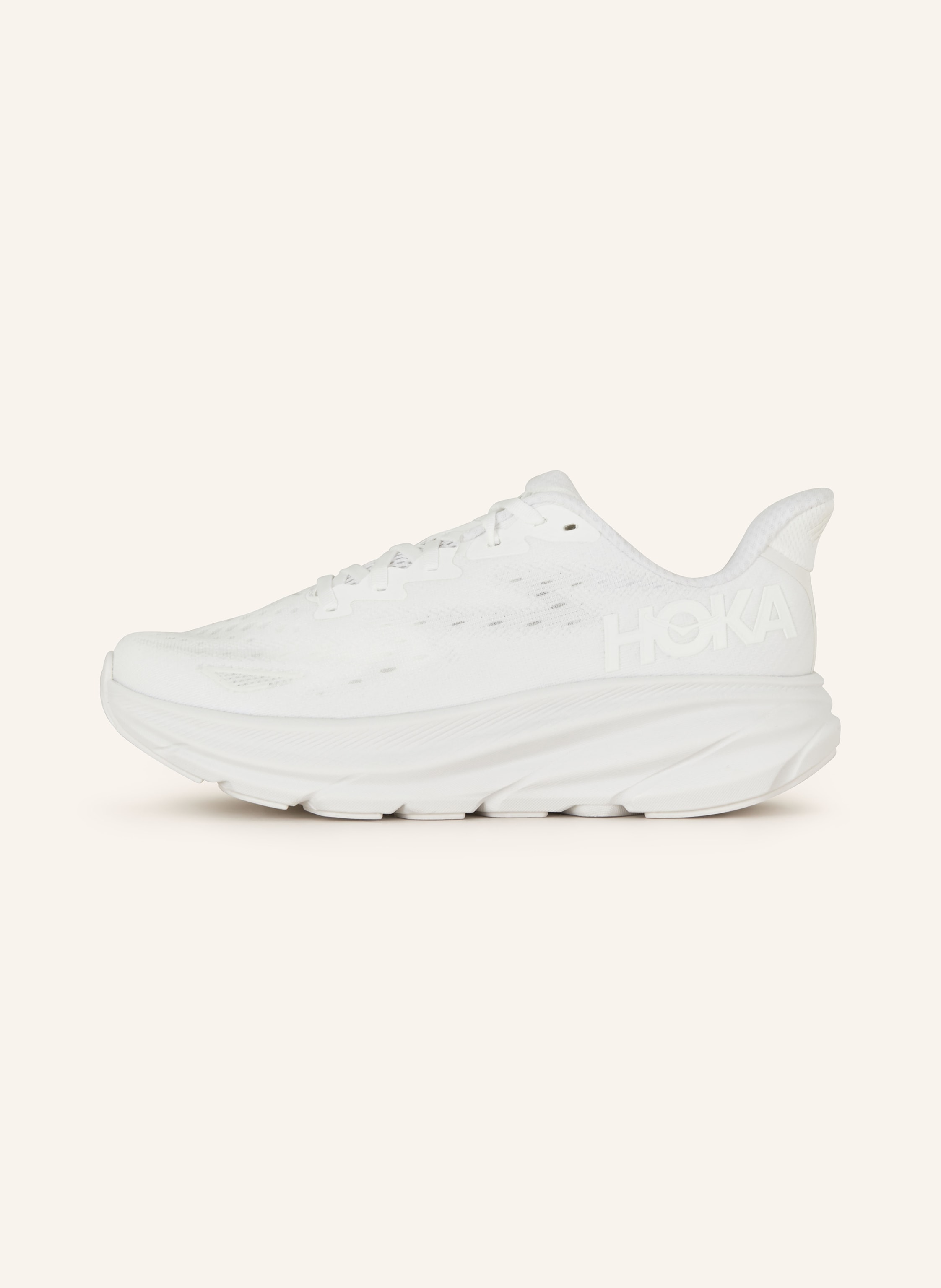 Thumbnail - Hoka Laufschuhe Clifton 9 weiss