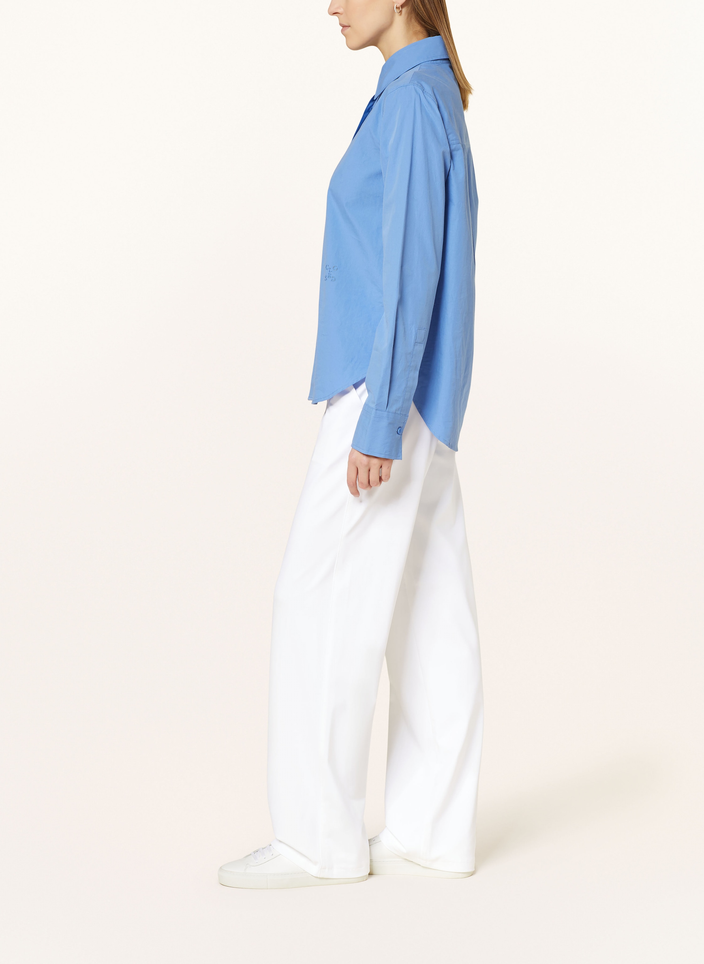 Thumbnail - Raffaello Rossi Jerseyhose Candice Im Jogging-Stil weiss