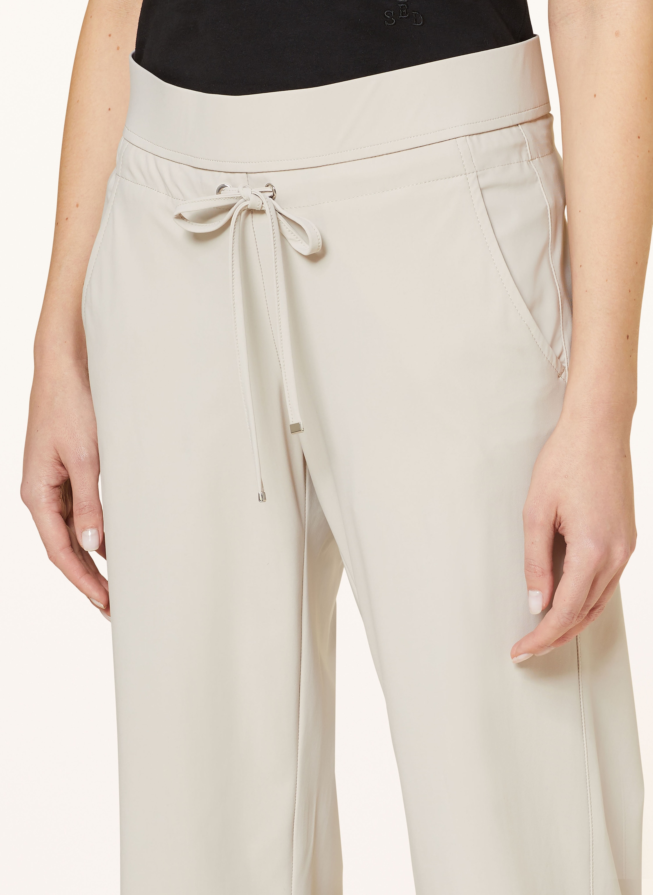 Thumbnail - Raffaello Rossi Jerseyhose Candice Im Jogging-Stil grau