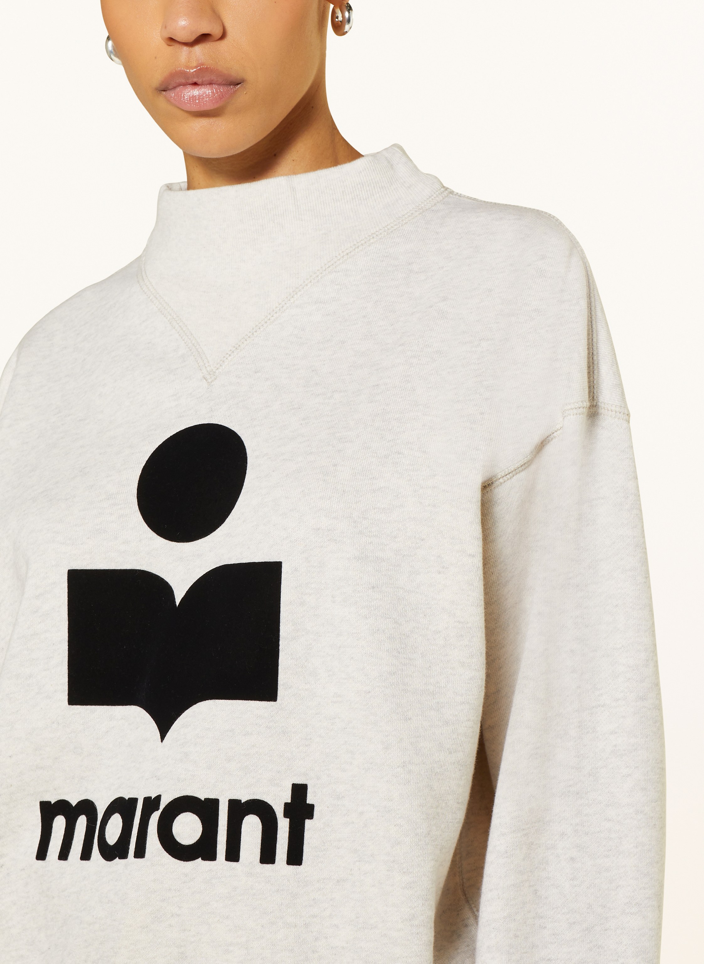 Thumbnail - Marant Étoile Sweatshirt Moby weiss