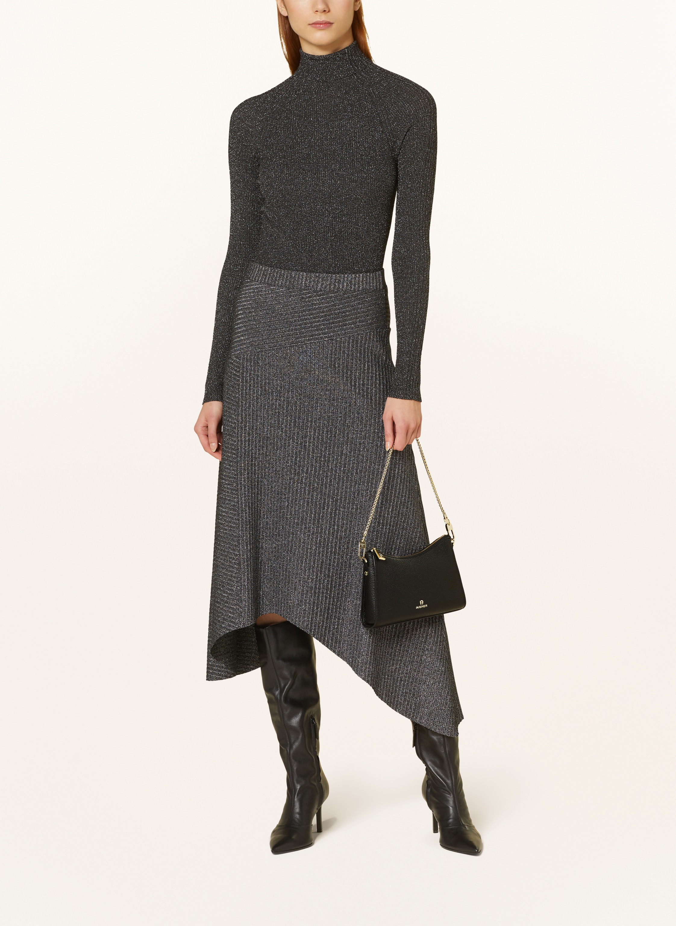 Aigner Umhängetasche Ivy S schwarz – Bild 2