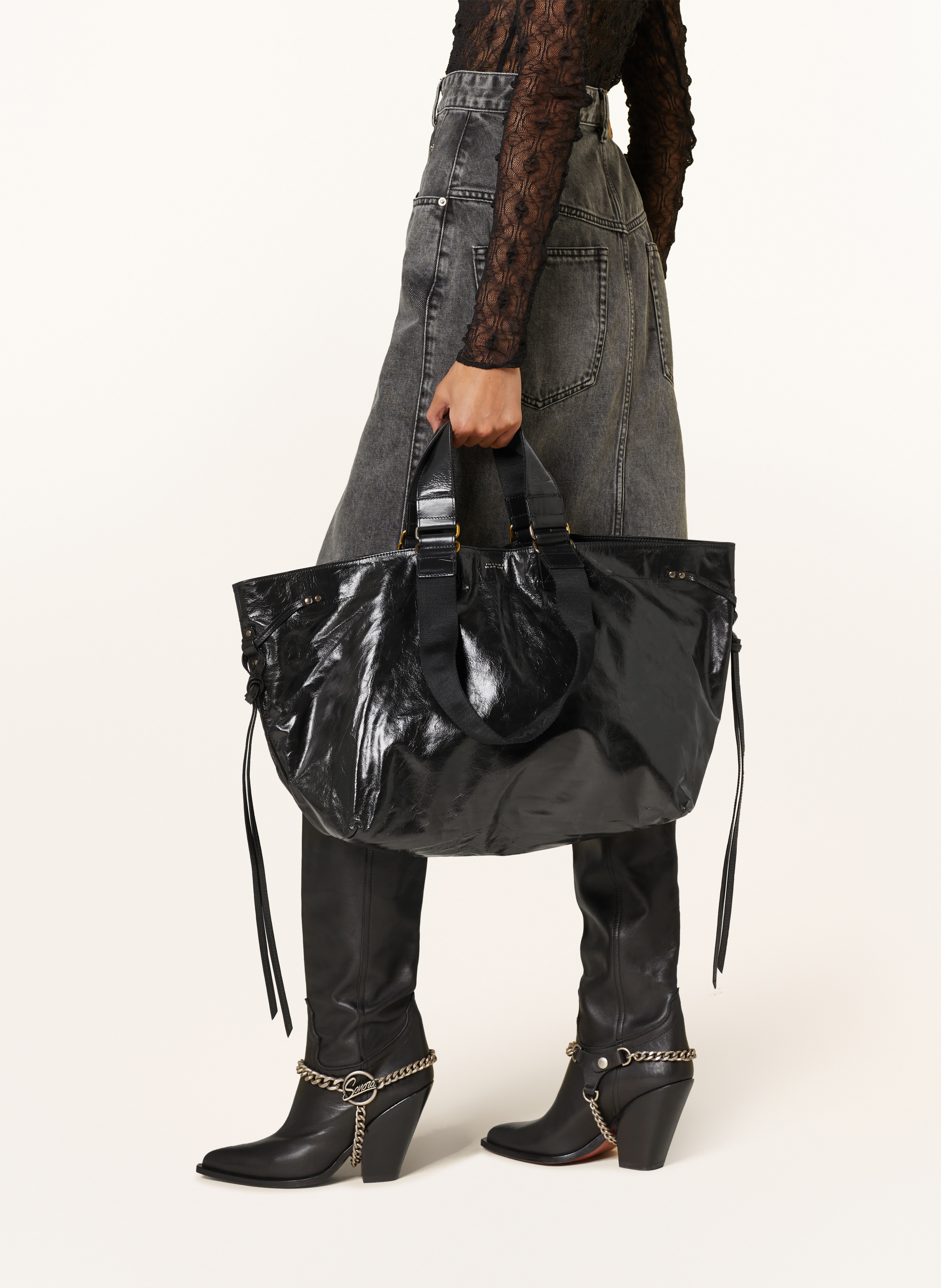 Thumbnail - Isabel Marant Shopper Wardy schwarz