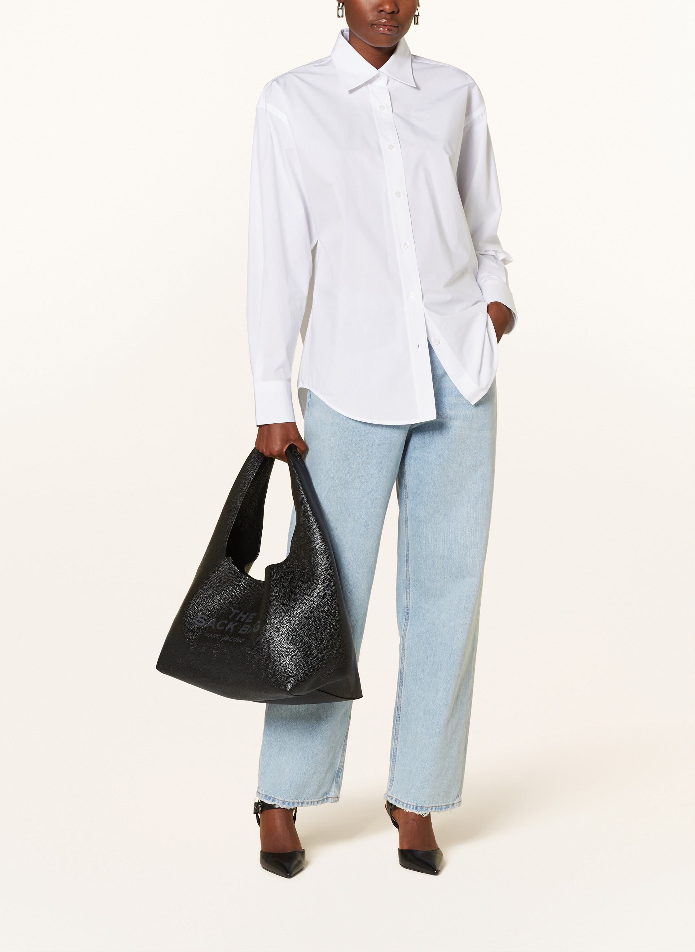 Thumbnail - Marc Jacobs Handtasche The Sack Bag Mit Pouch schwarz