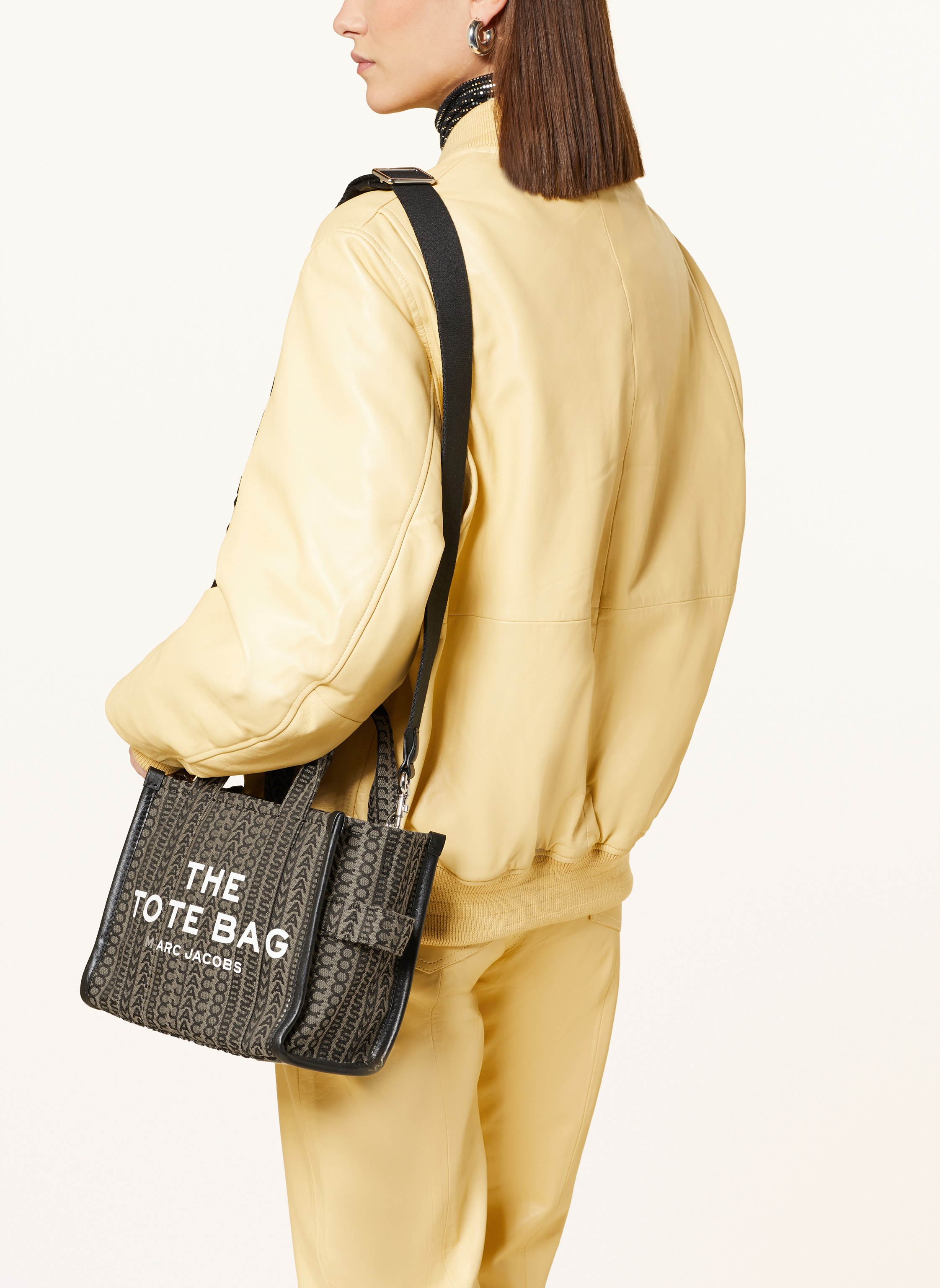 Thumbnail - Marc Jacobs Umhängetasche Traveler Tote beige