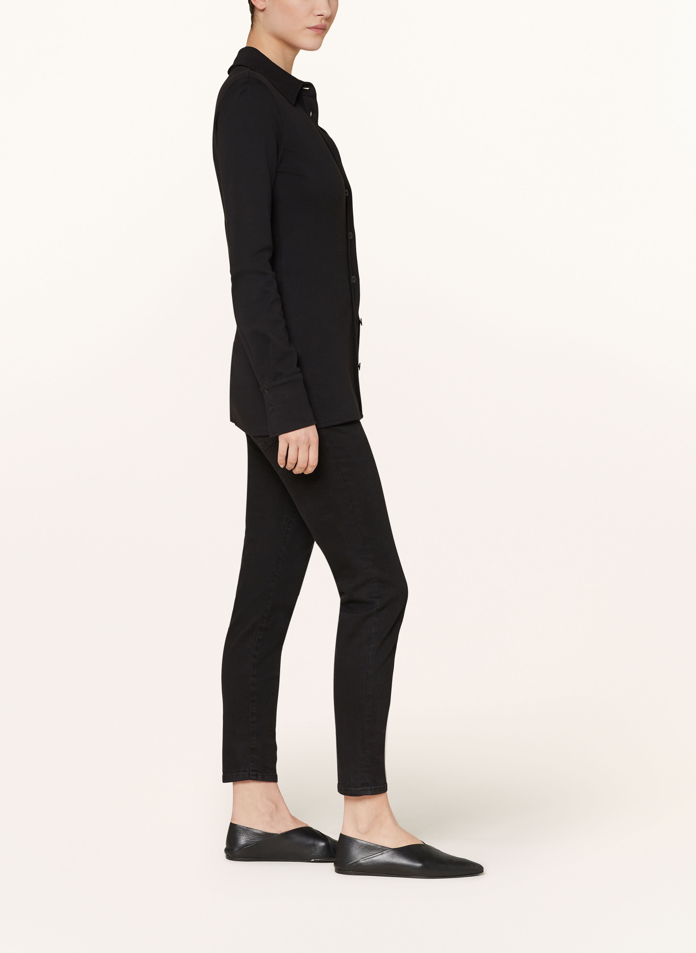 Thumbnail - Closed Skinny Jeans Baker schwarz