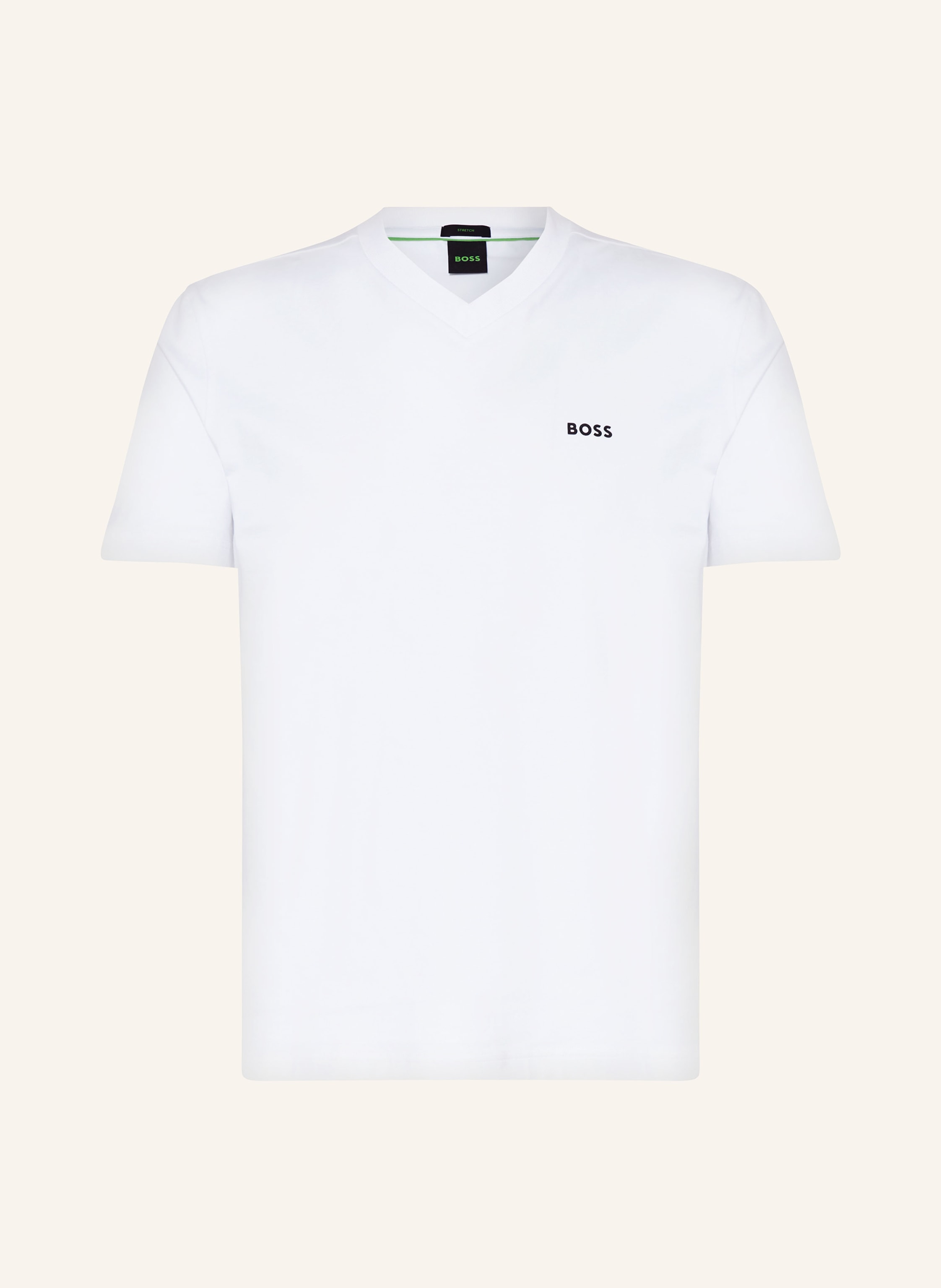 BOSS T Shirt in weiss schwarz