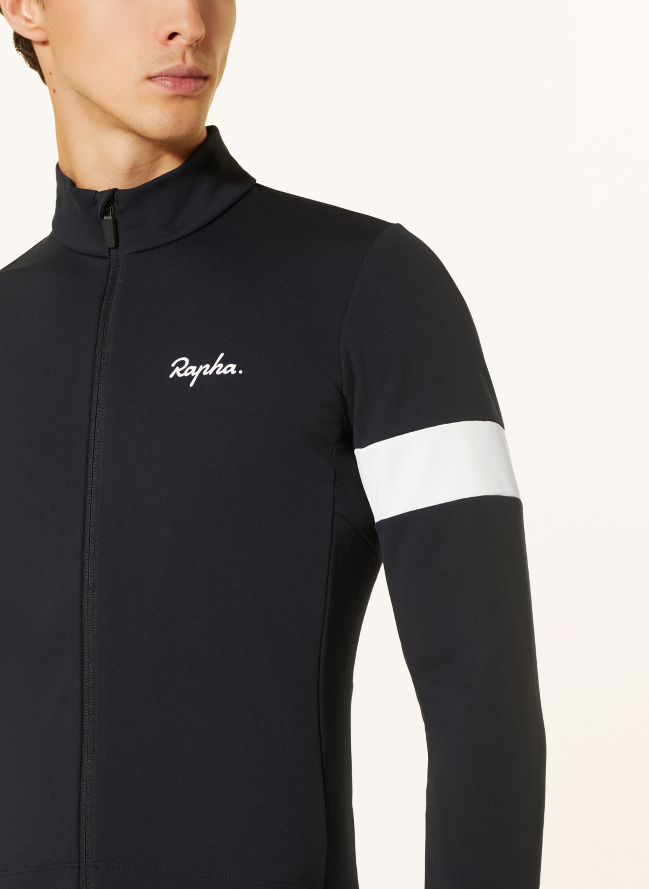 Thumbnail - Rapha Softshell-Radjacke Winter schwarz