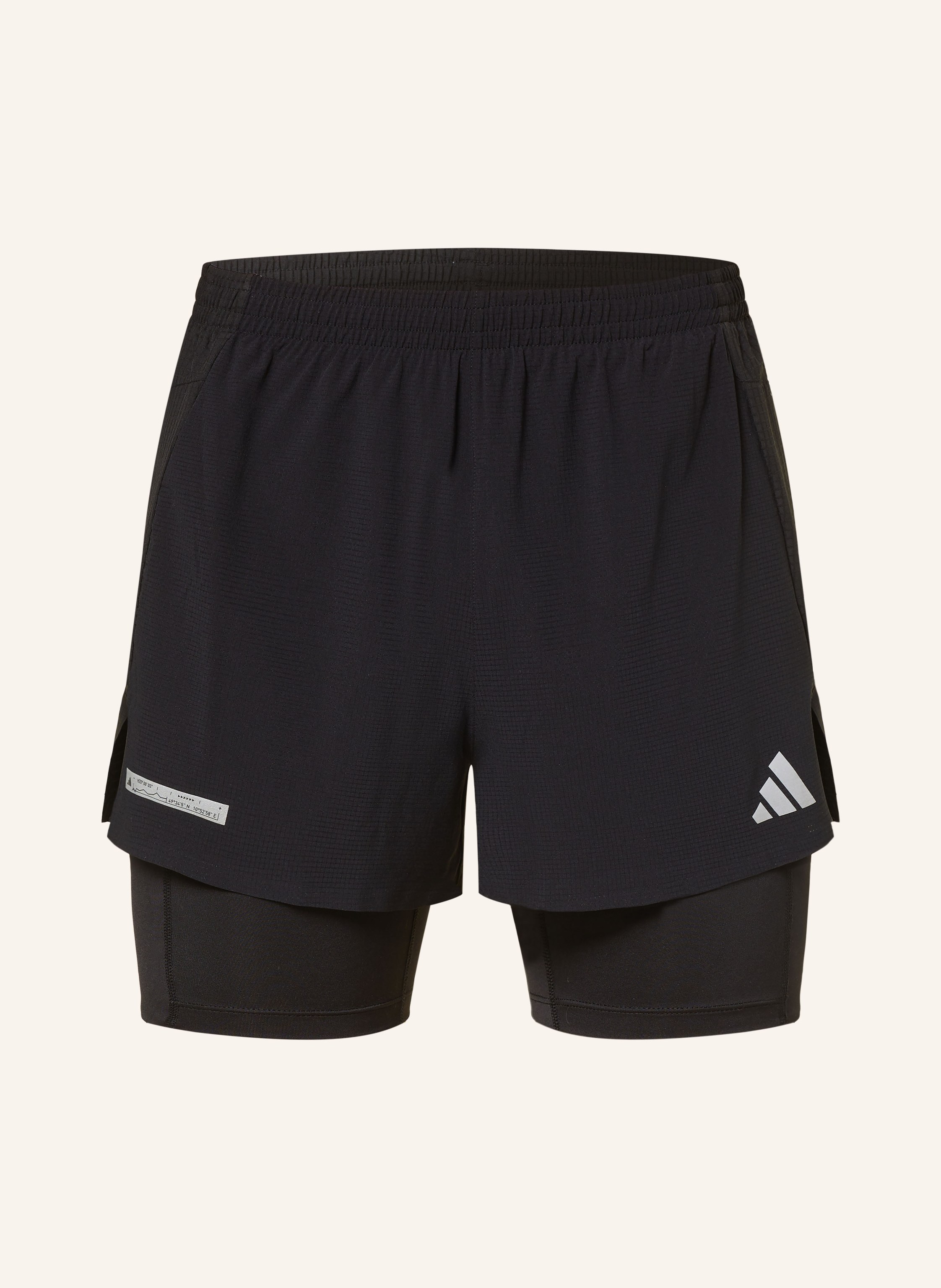2 in 1 shorts adidas 2025