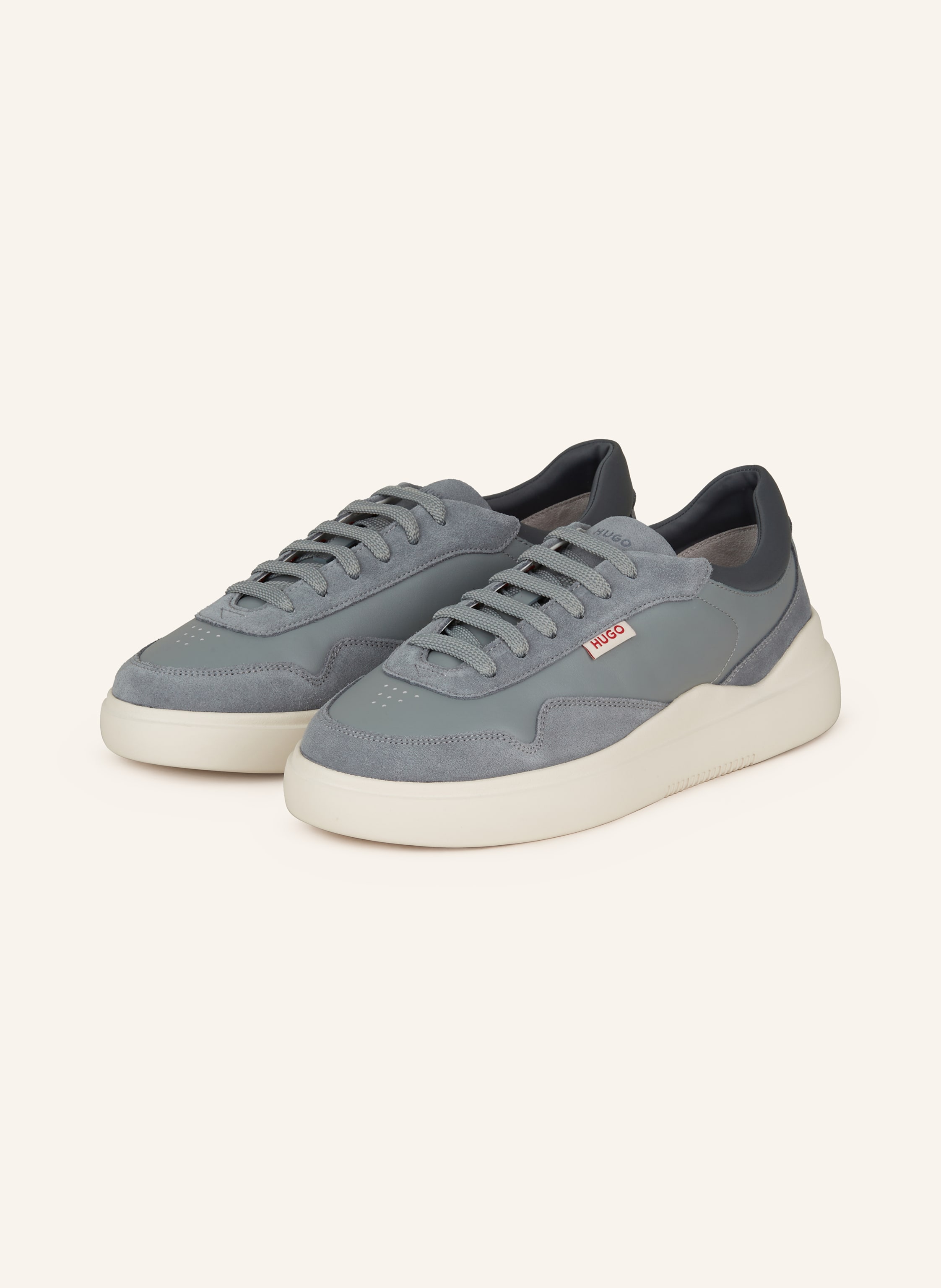 Hugo boss grey shoes online