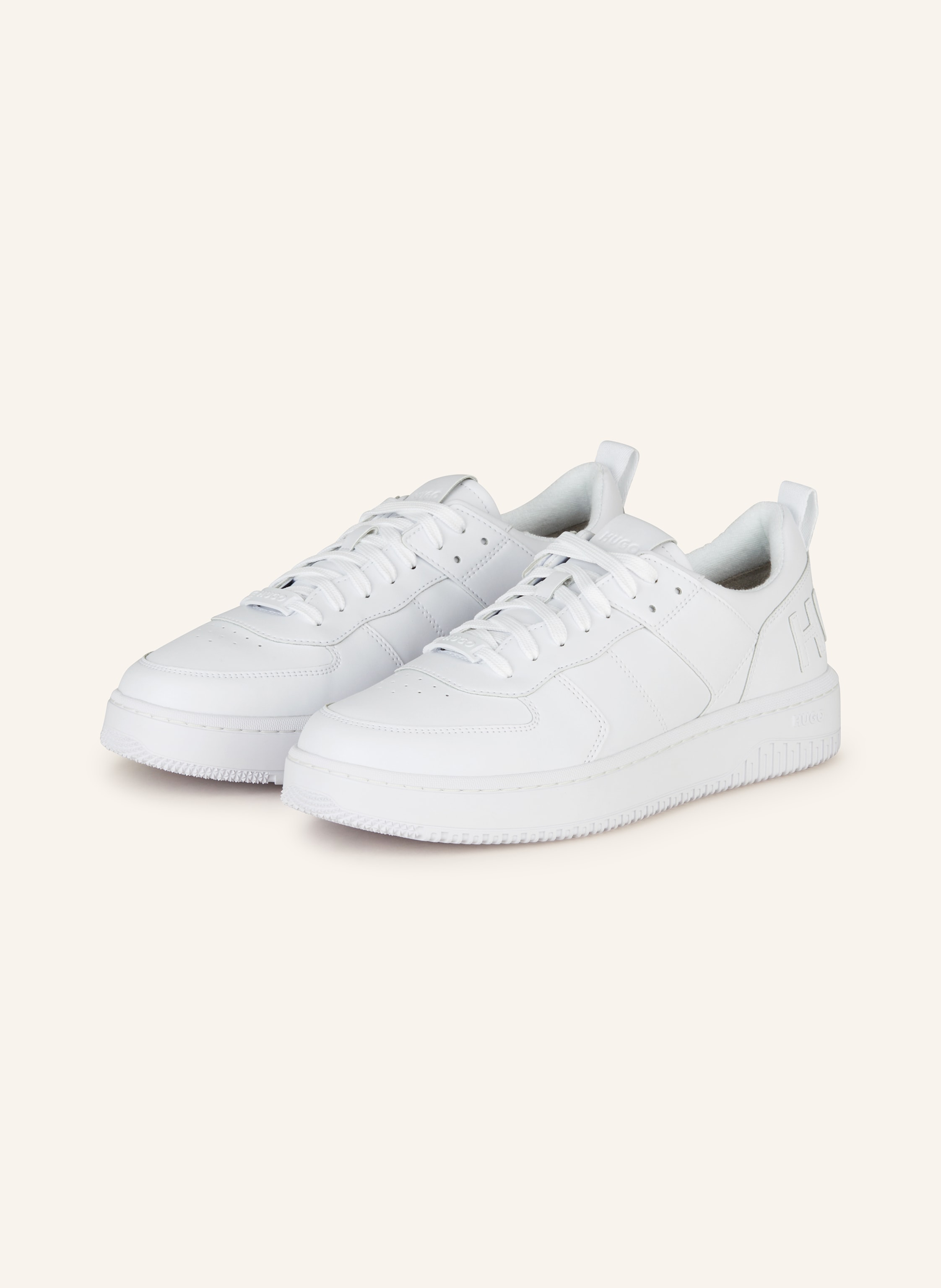 Hugo boss clearance white shoes