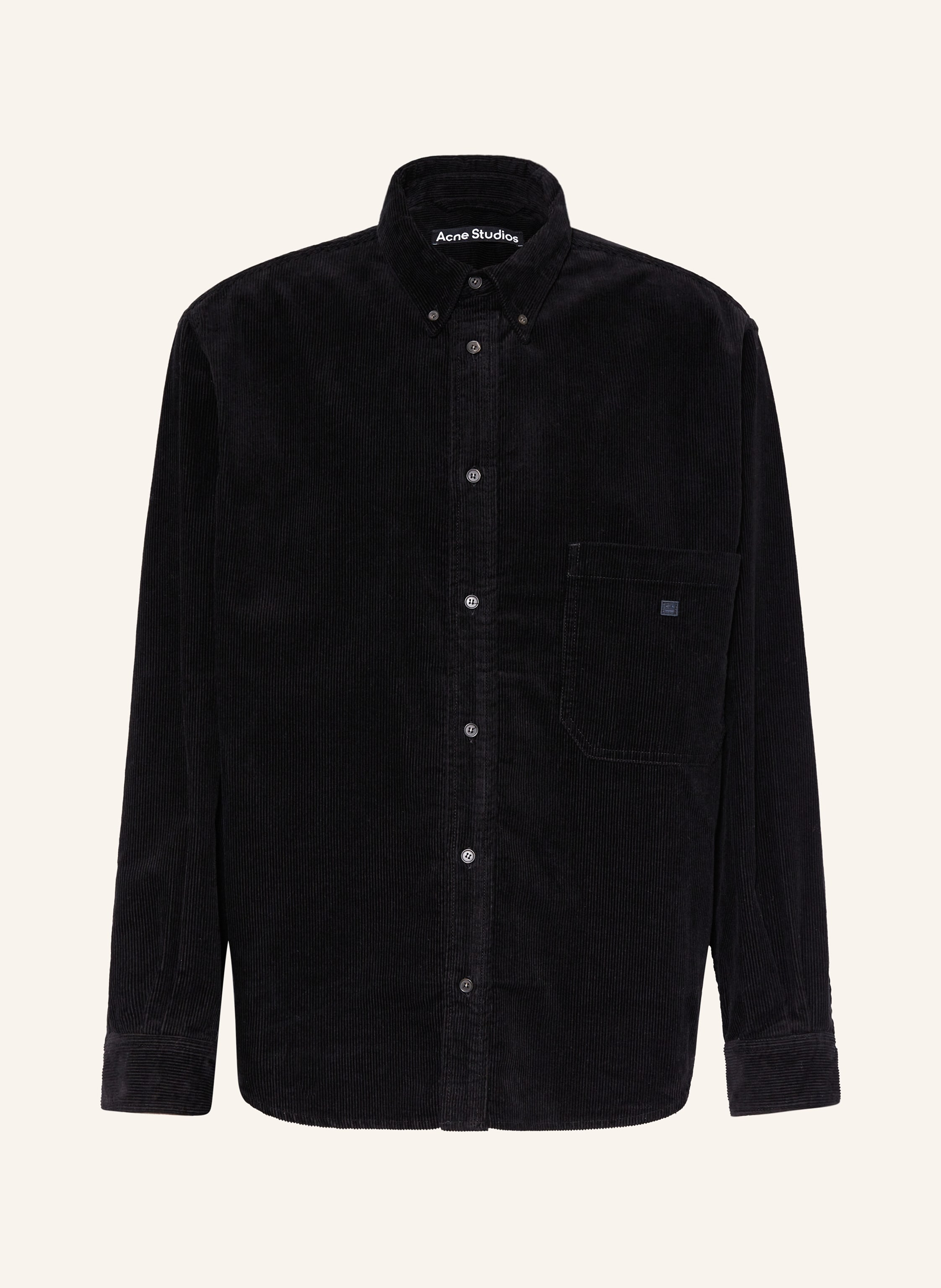 Acne Studios Corduroy overshirt in black