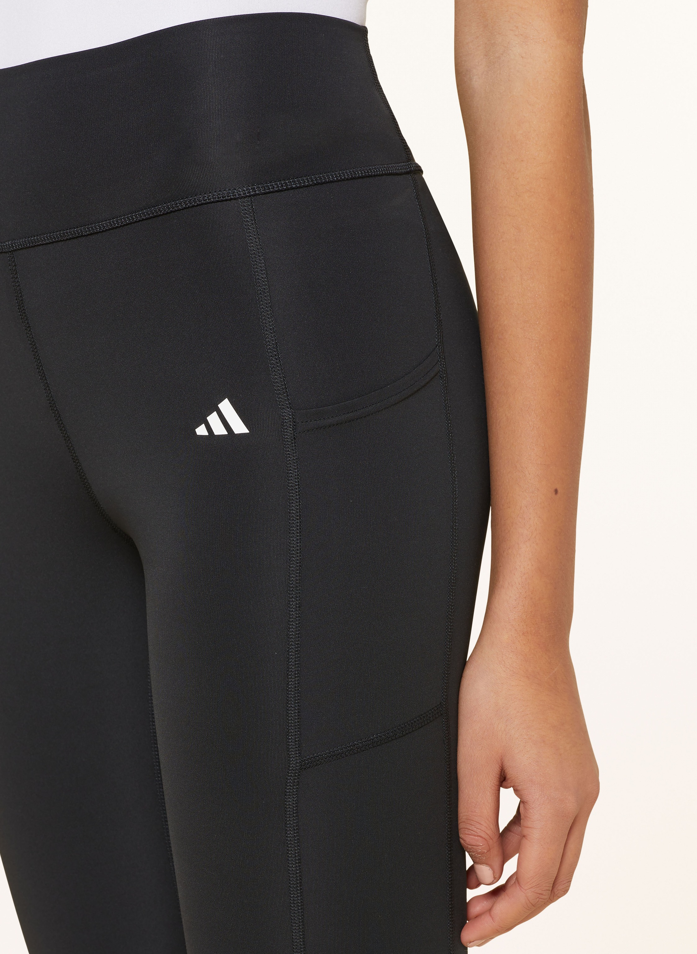 Adidas Tights Optime schwarz – Bild 2
