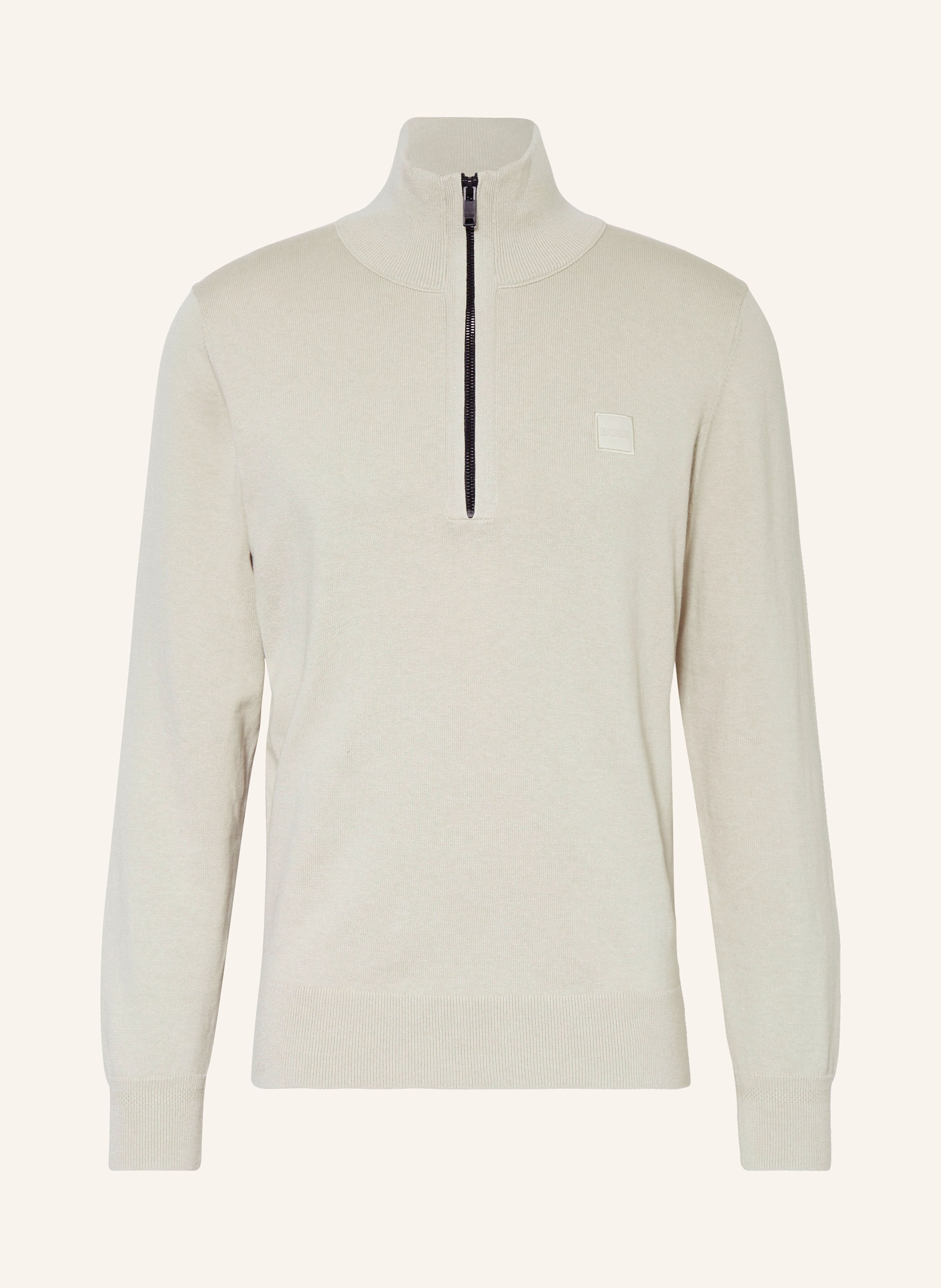 Hugo boss half zip sweater hot sale