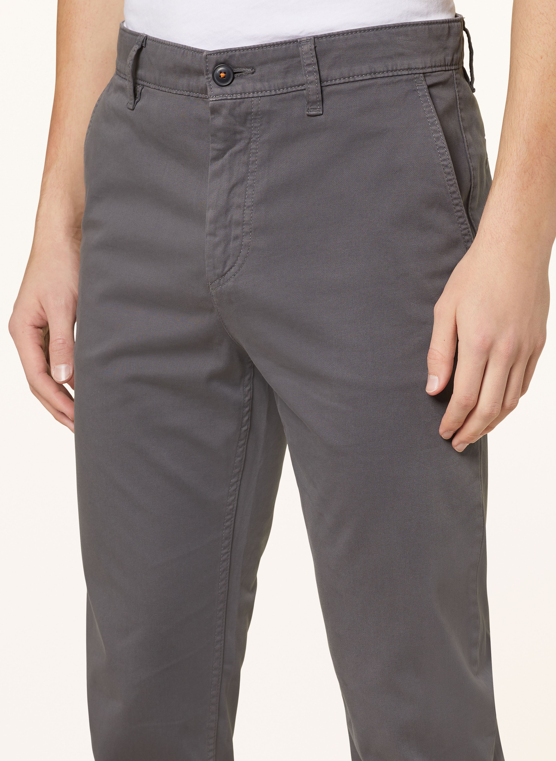 Thumbnail - Boss Chino Tapered Fit grau