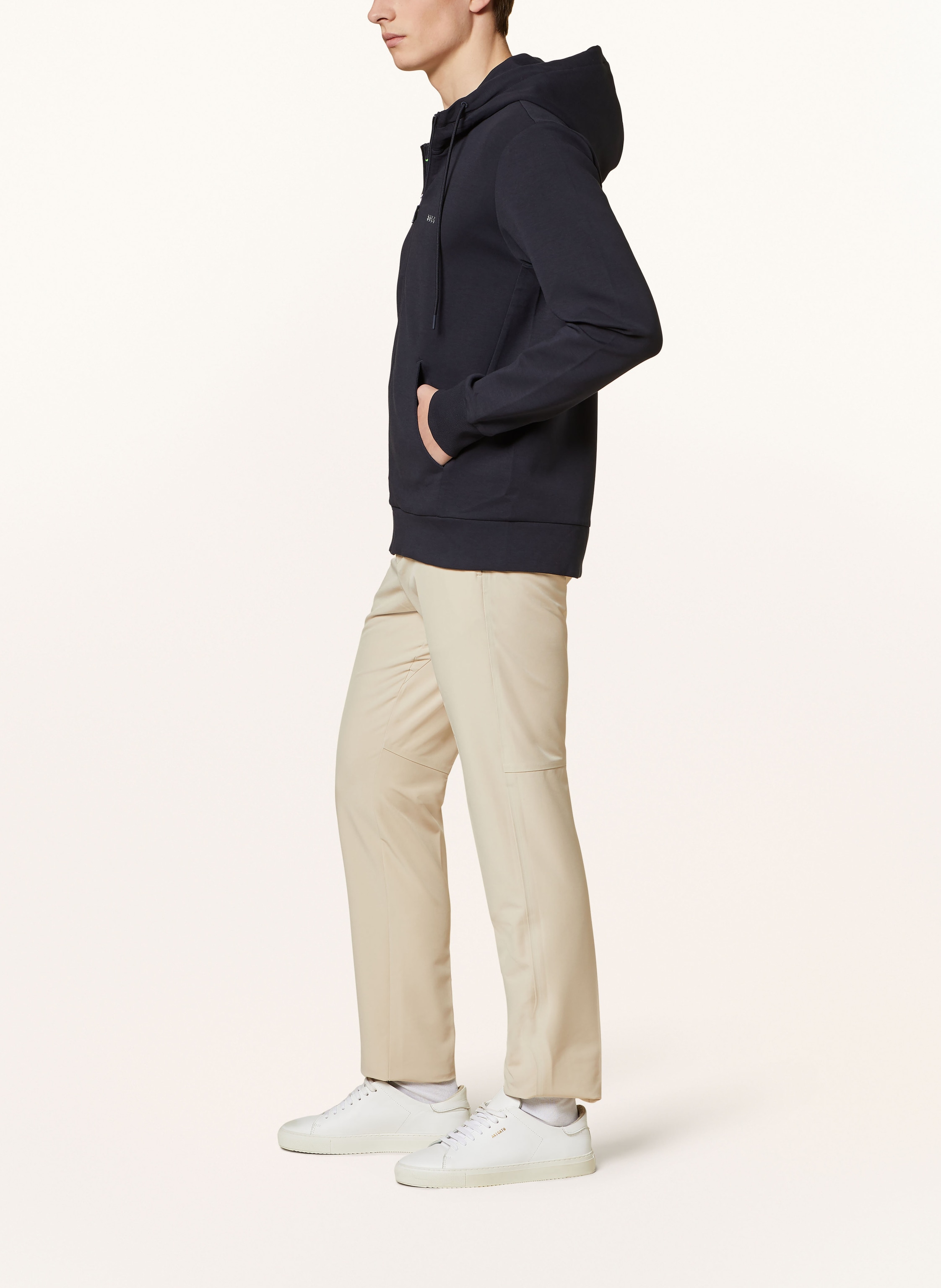 Thumbnail - Boss Sweatjacke Saggy blau