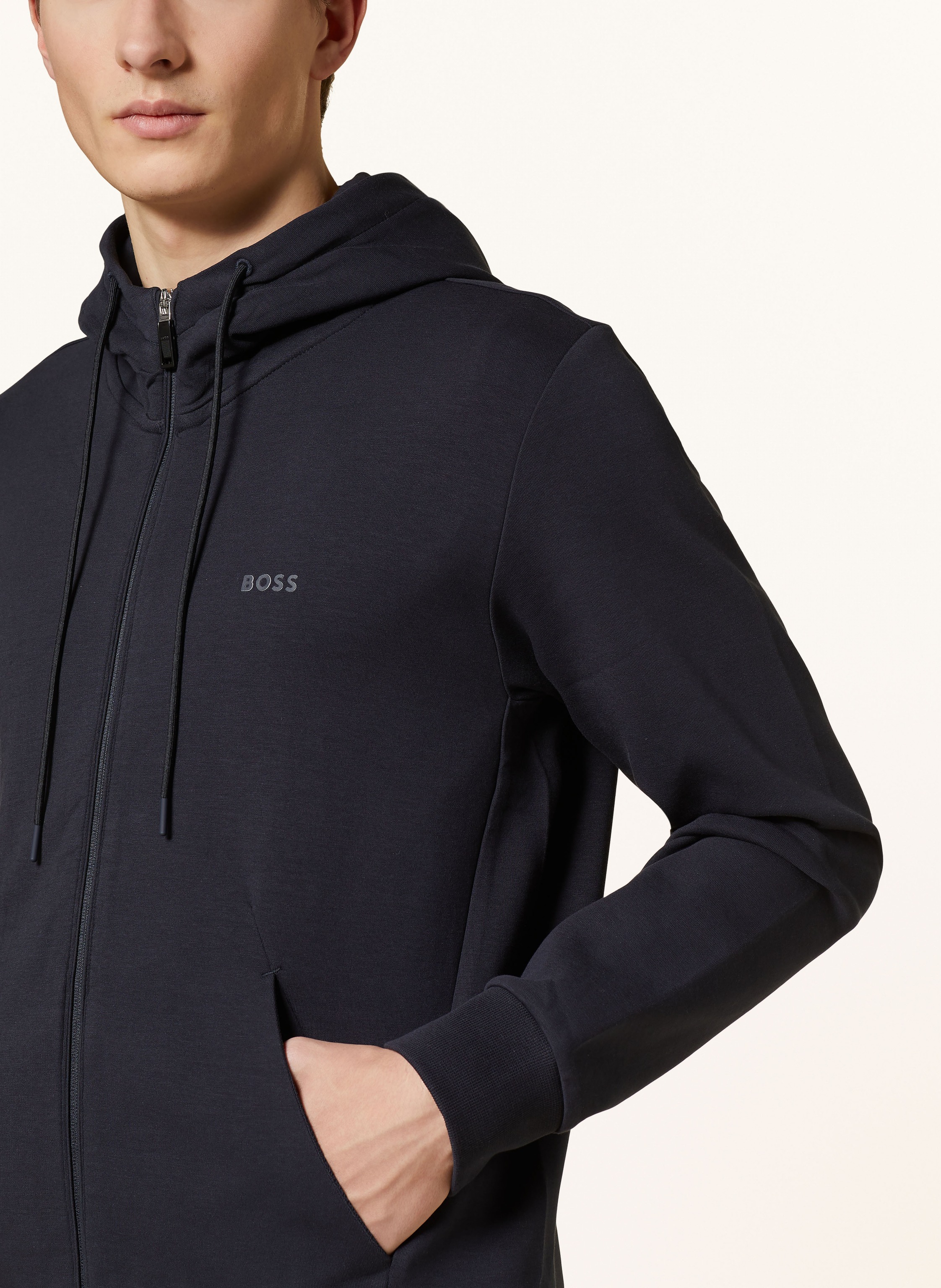 Thumbnail - Boss Sweatjacke Saggy blau