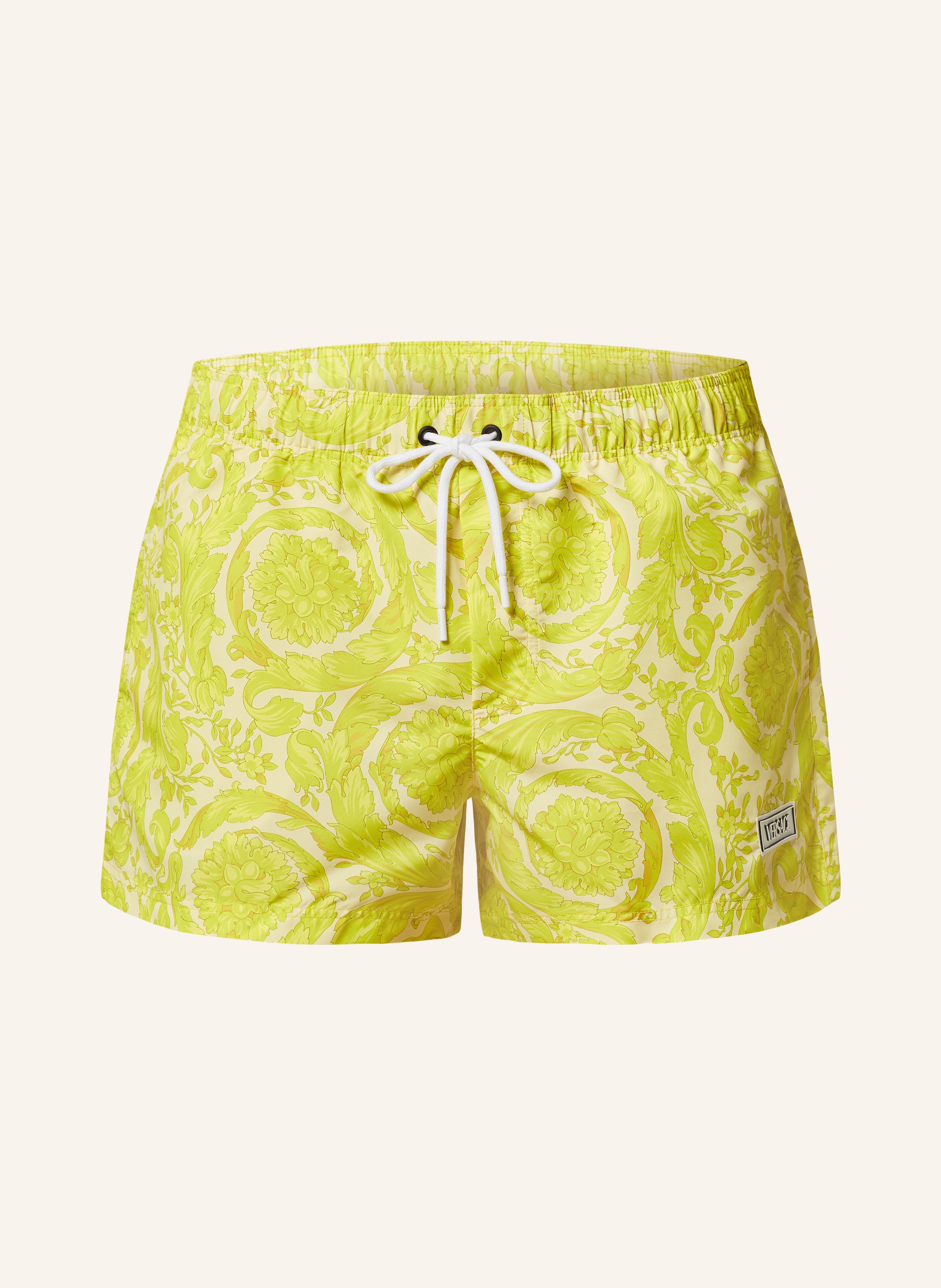 White versace swim shorts deals