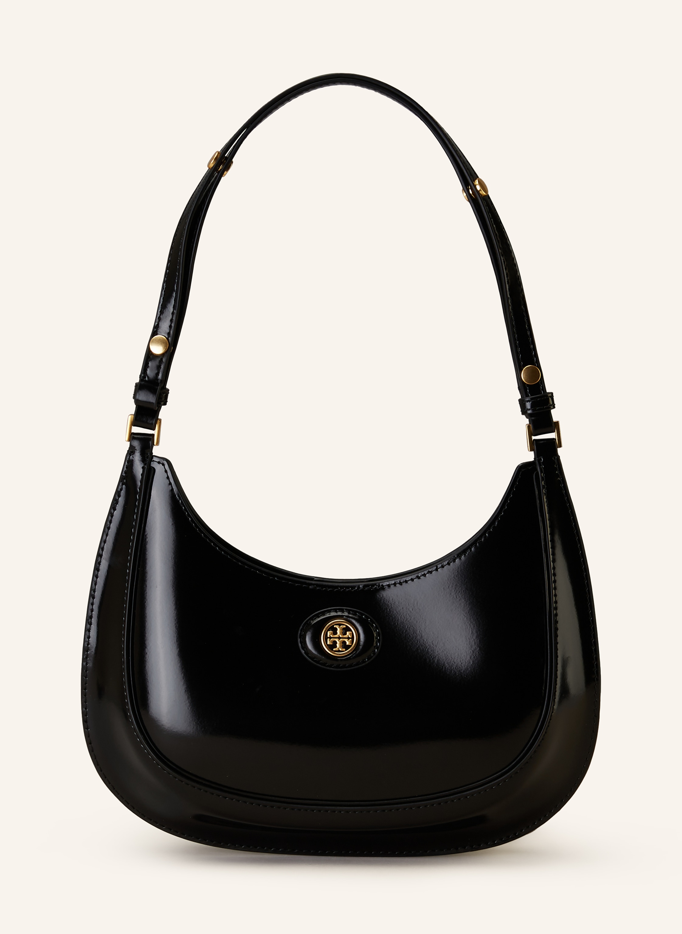 TORY BURCH Schultertasche ROBINSON in schwarz