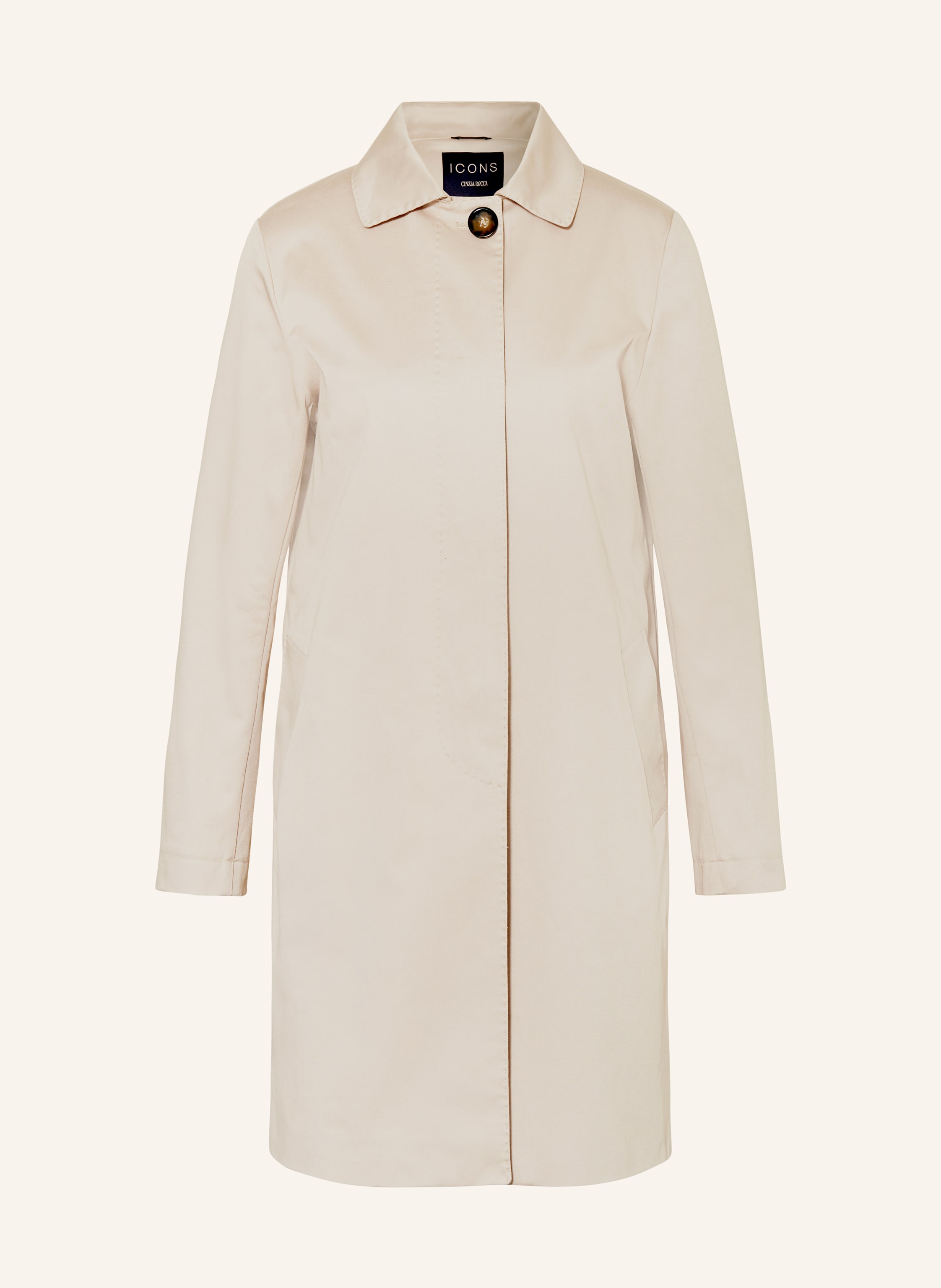 ICONS CINZIA ROCCA Mantel in beige 
