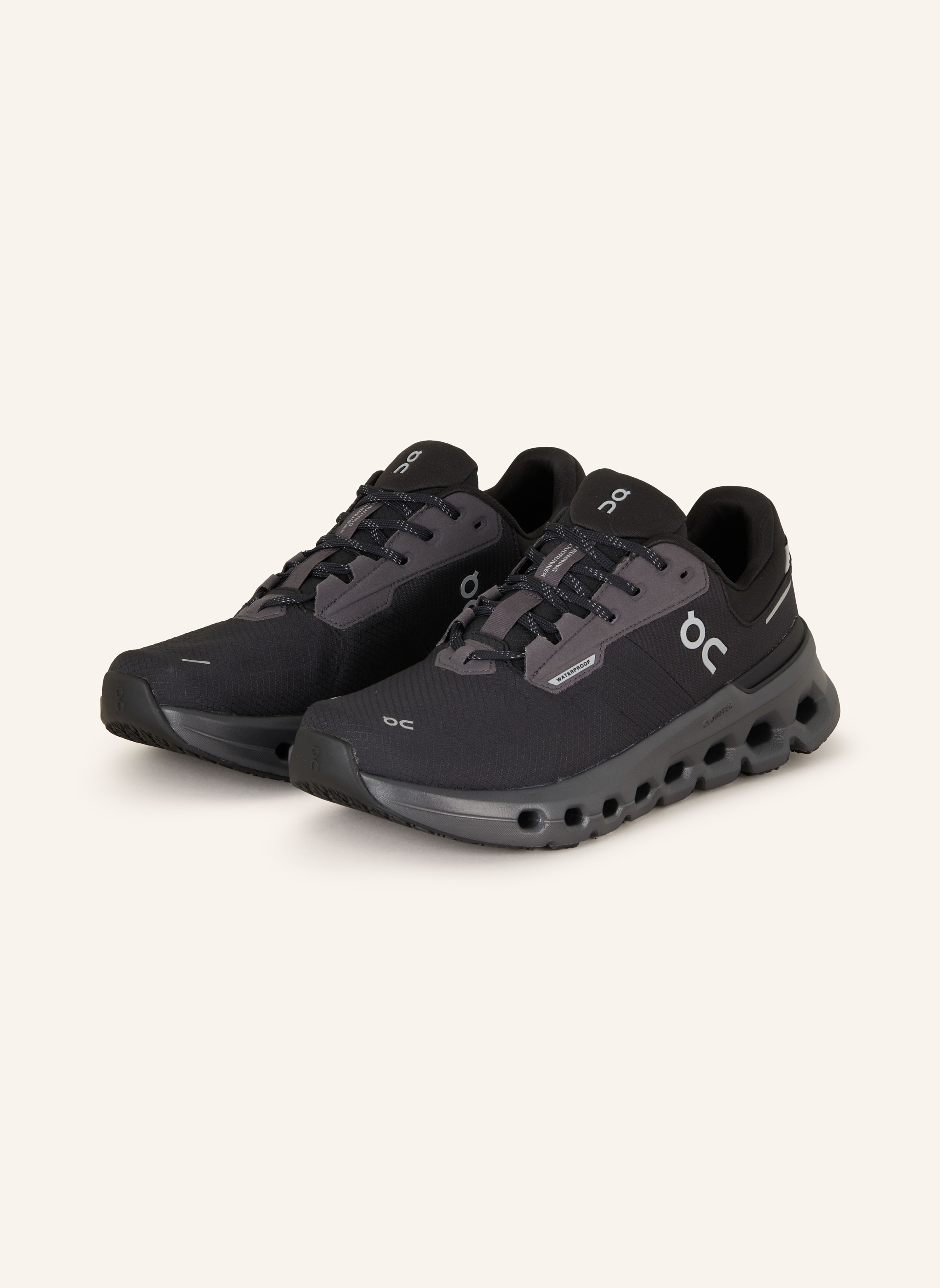On Laufschuhe Cloudrunner 2 Waterproof schwarz