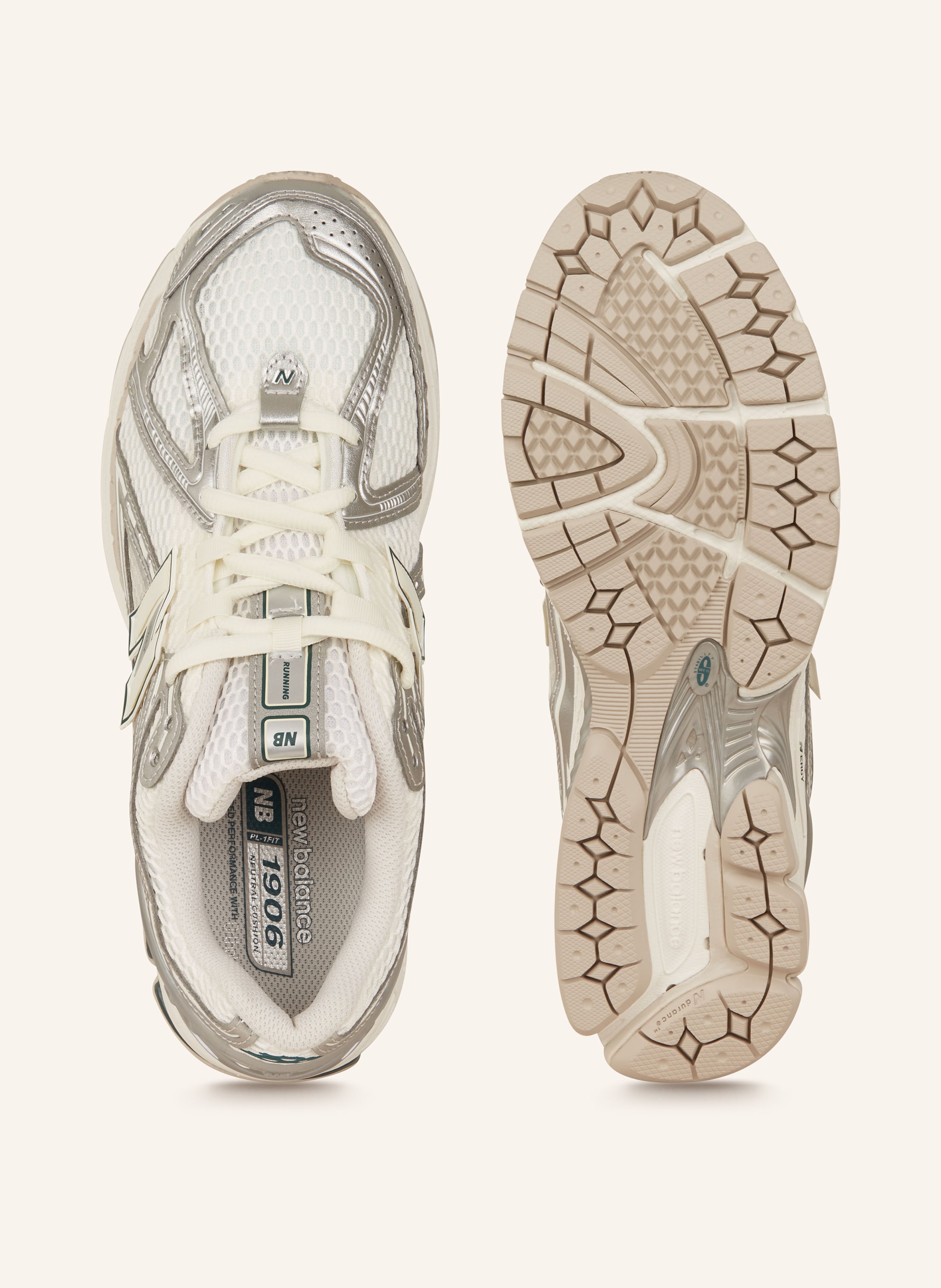 Thumbnail - New Balance Sneaker 1906r silber