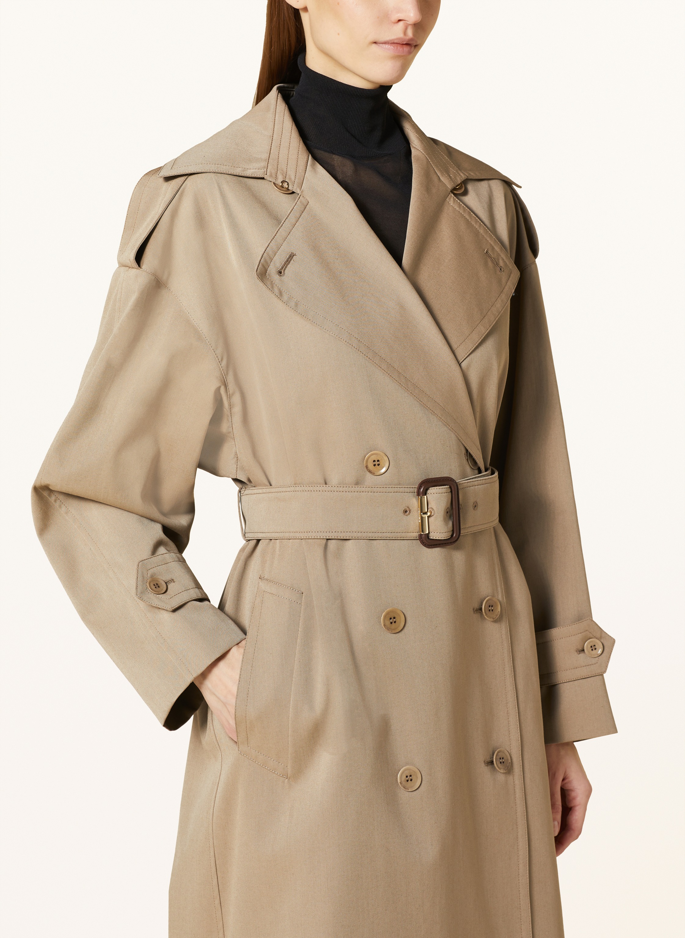 Thumbnail - Max Mara Trenchcoat Salpa beige