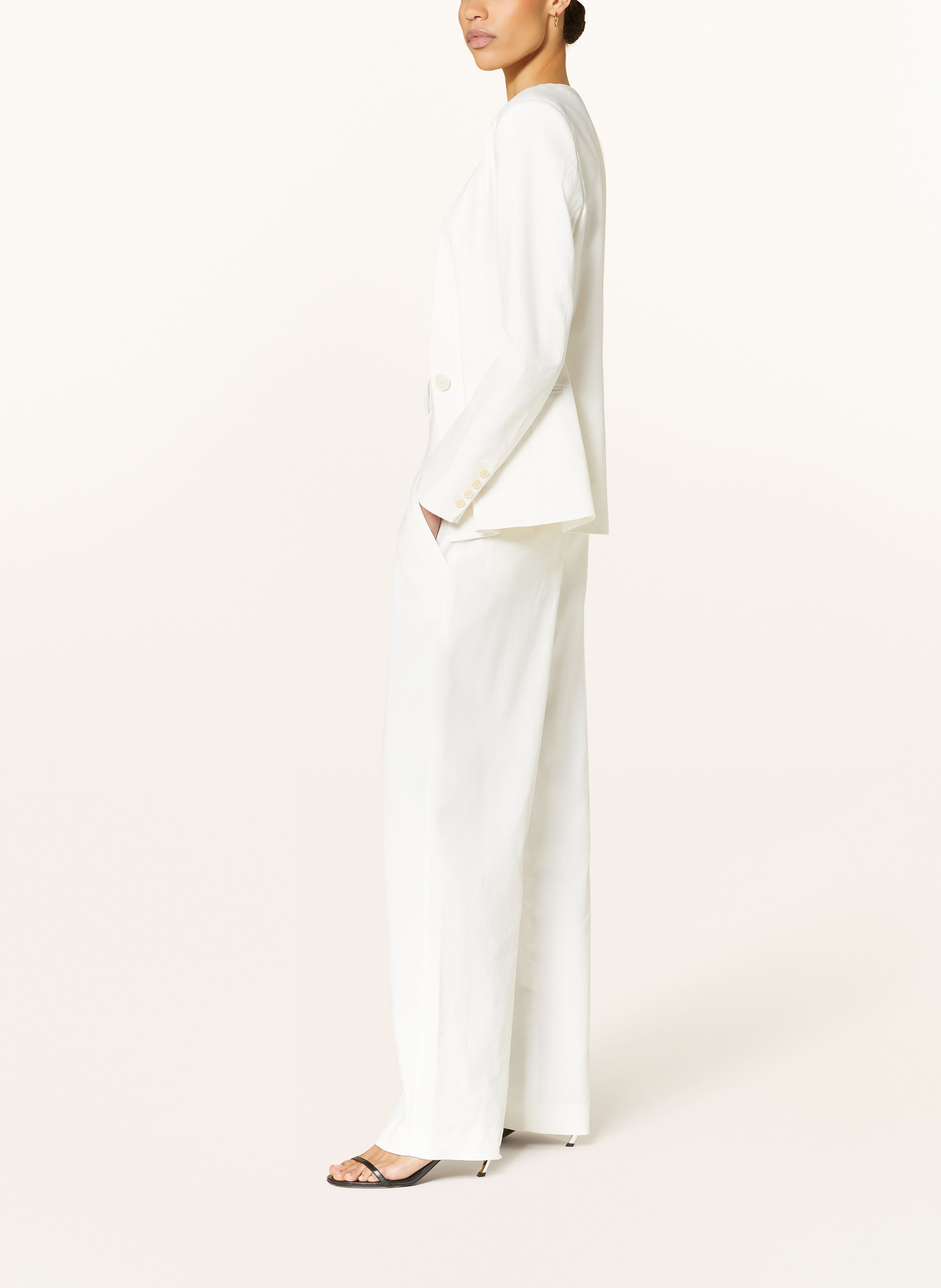 Thumbnail - Isabel Marant Marlenehose Staya weiss