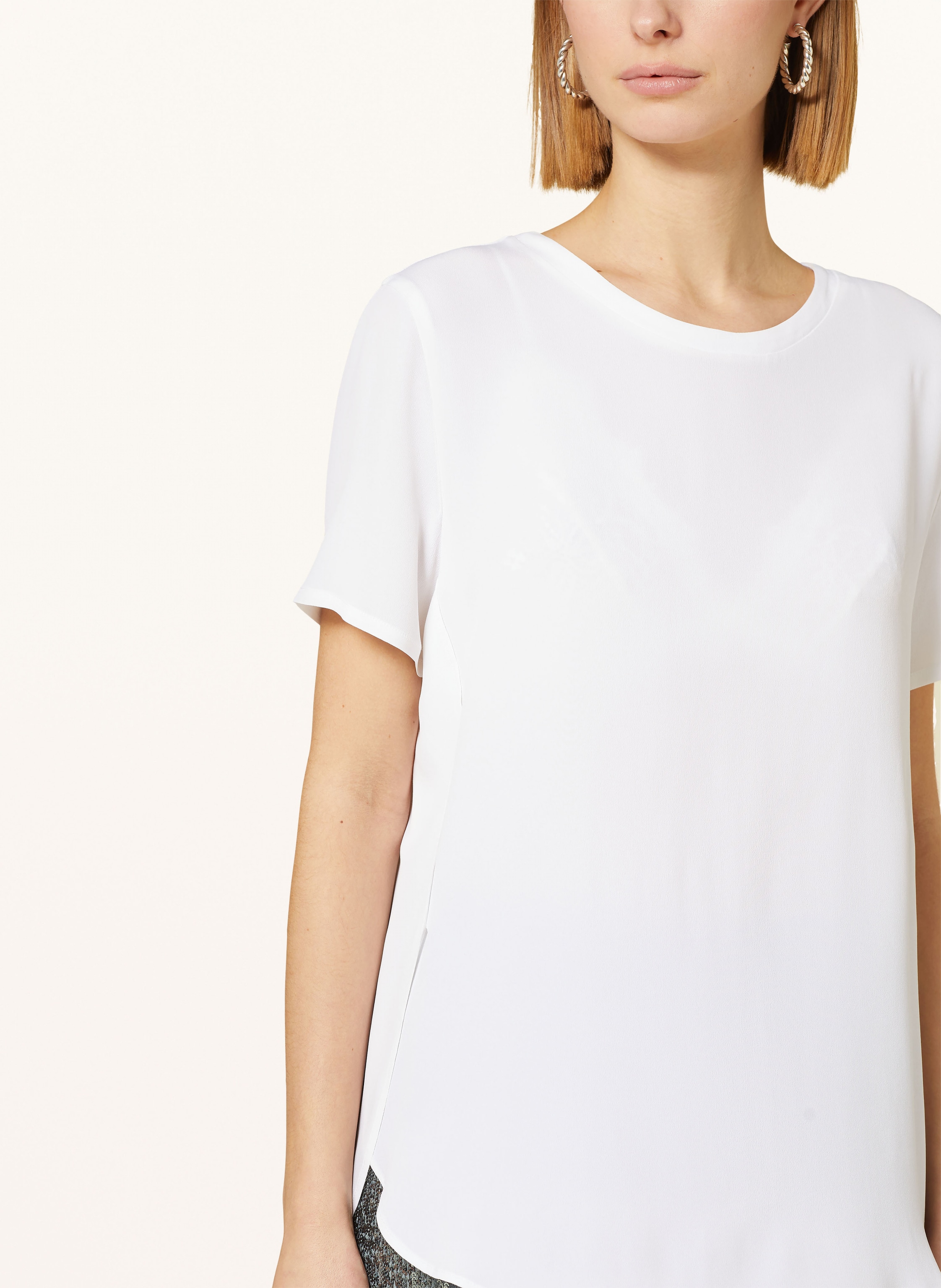 Thumbnail - Riani Blusenshirt Mit Seide weiss