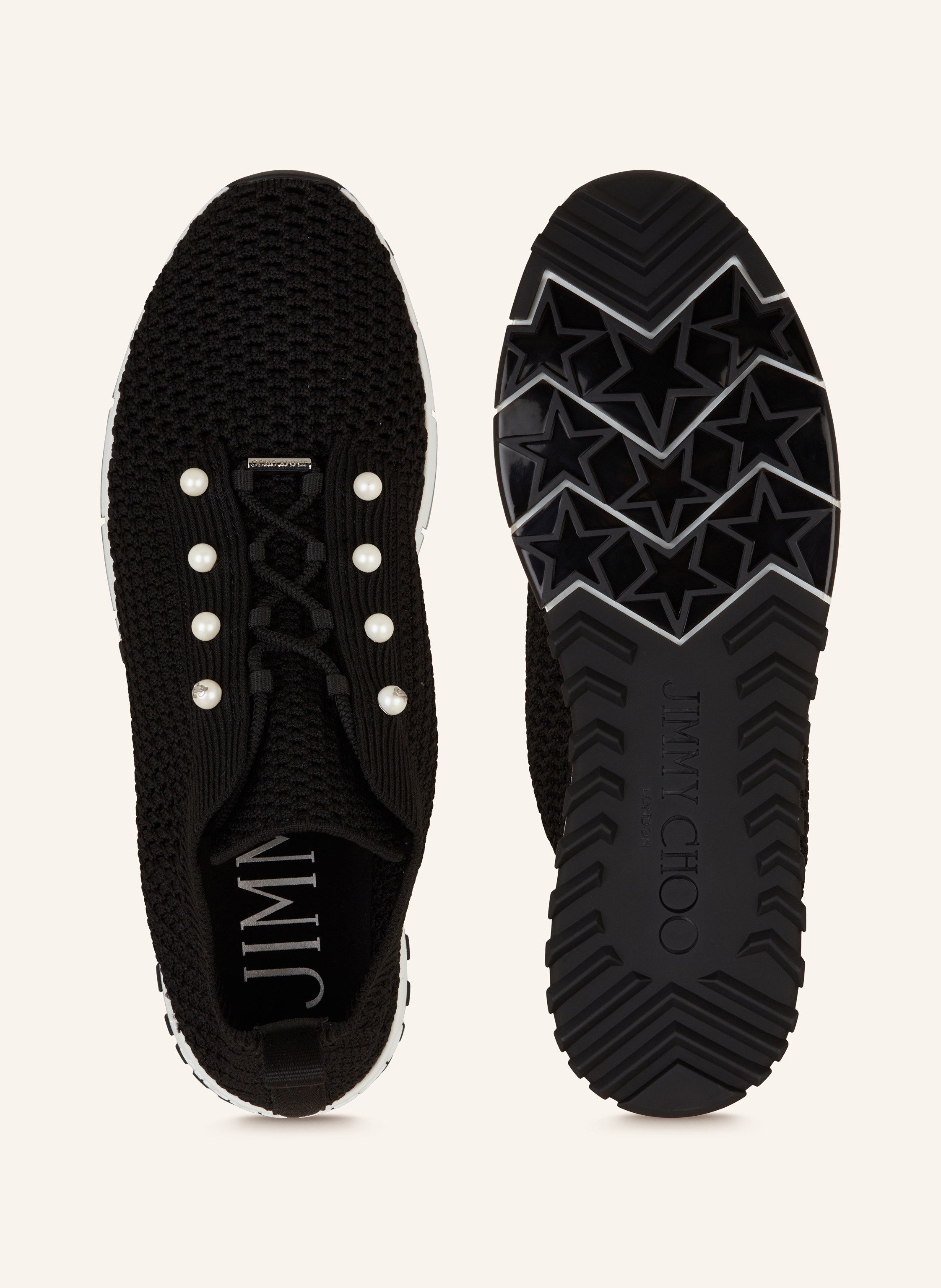 Thumbnail - Jimmy Choo Sneaker Veles schwarz