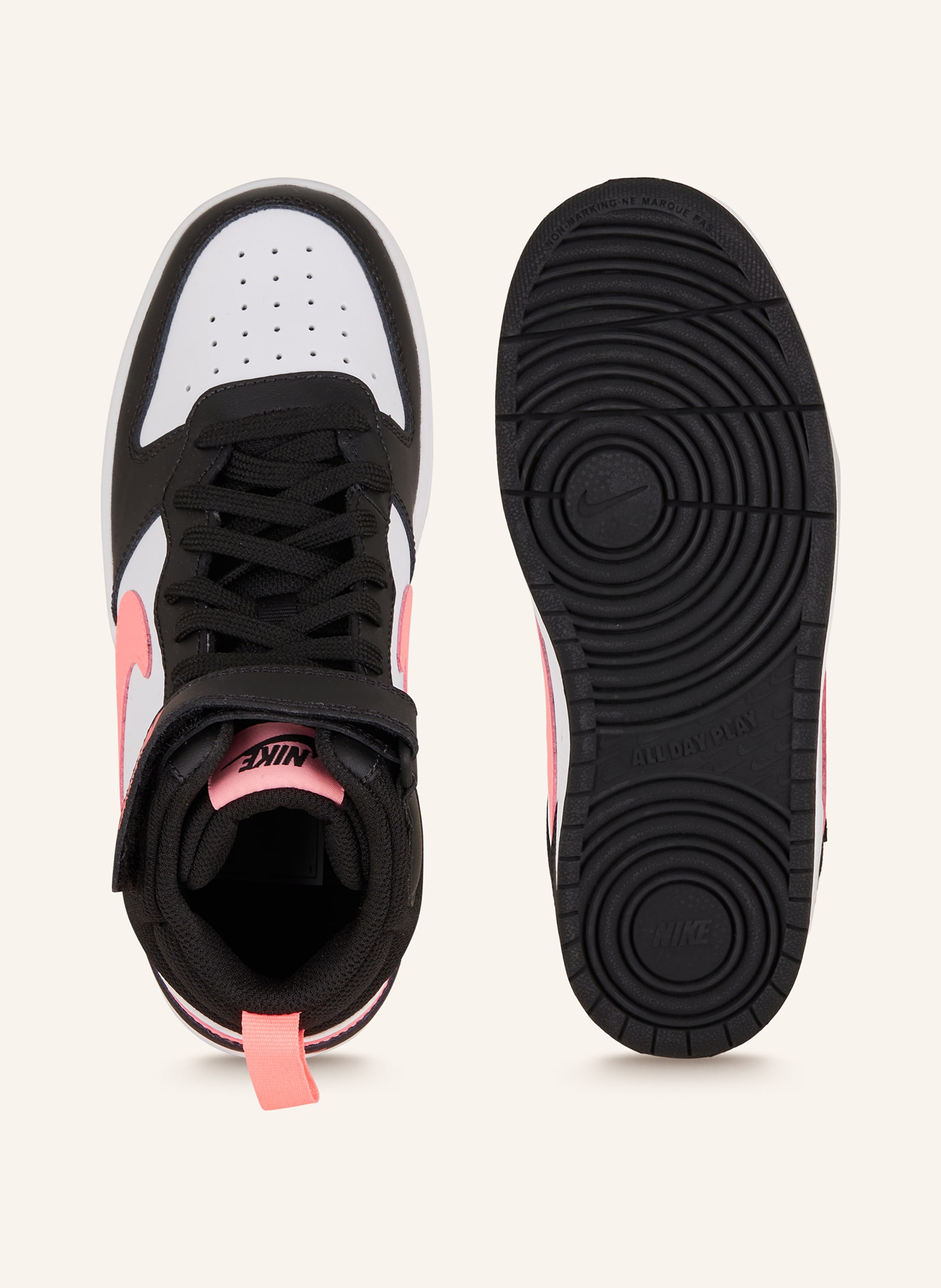 Thumbnail - Nike Hightop-Sneaker Court Borough Mid 2 schwarz