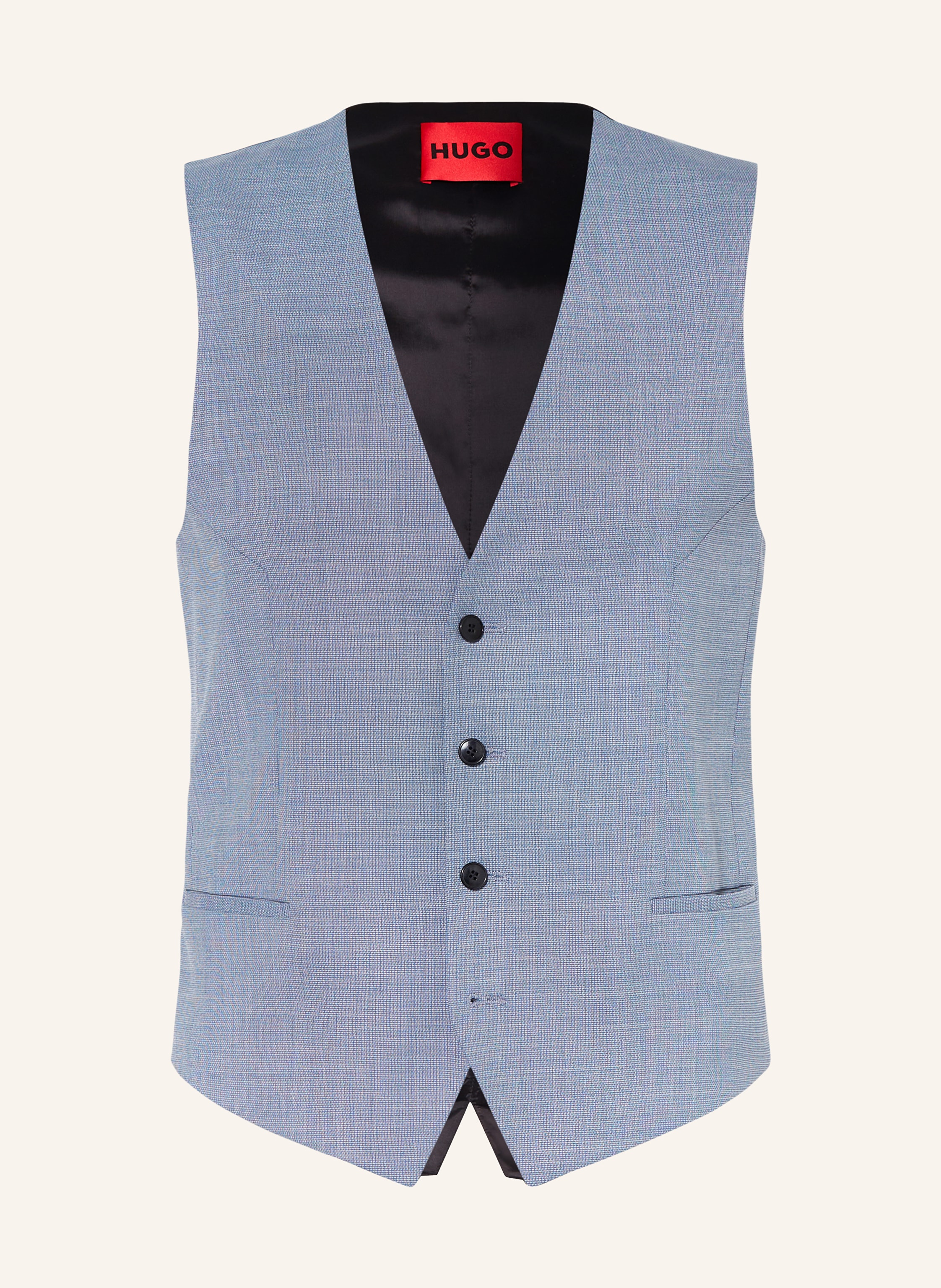 HUGO Suit vest VIN extra slim fit in 420 medium blue