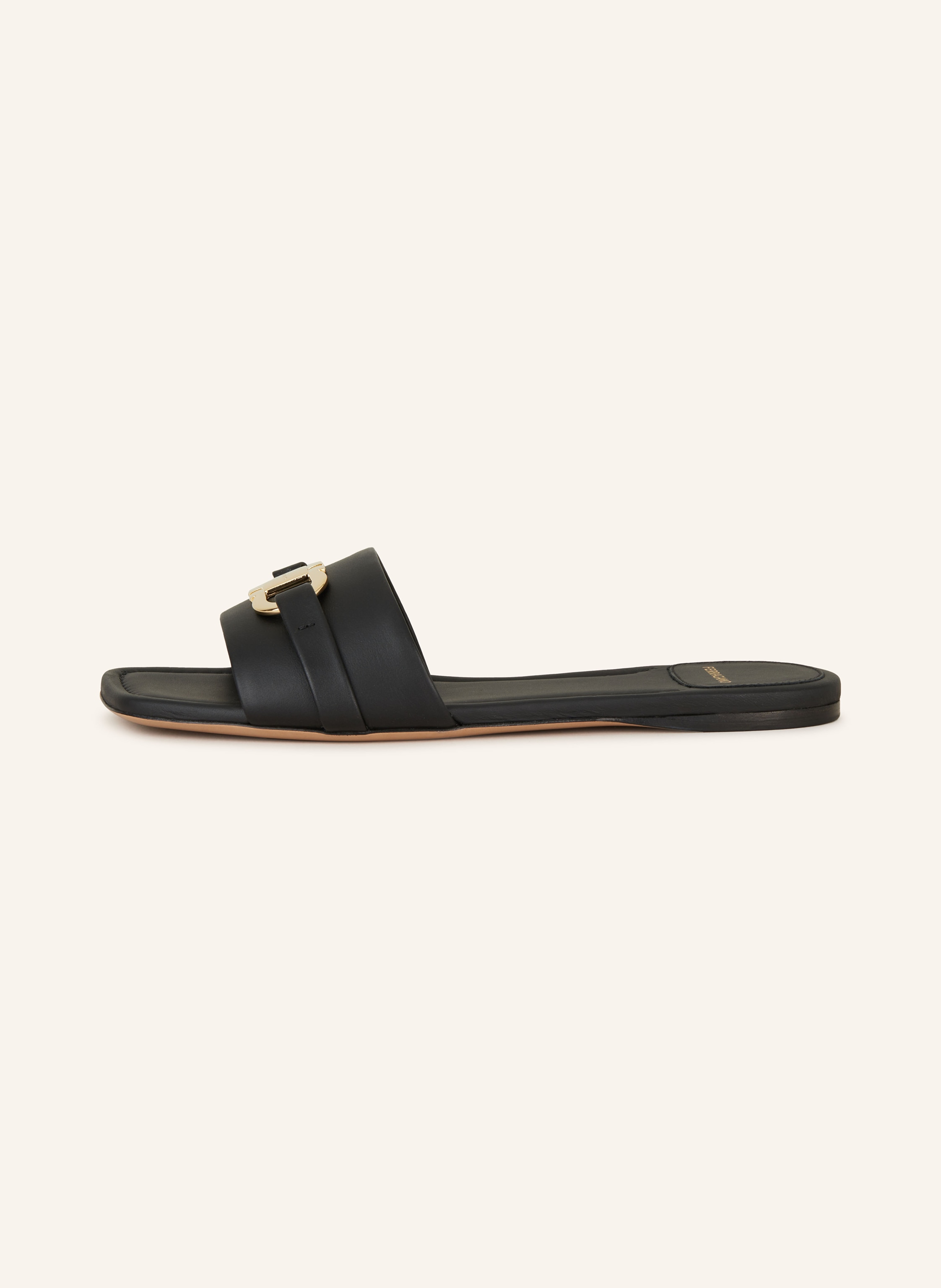 Thumbnail - Ferragamo Pantoletten Leah schwarz
