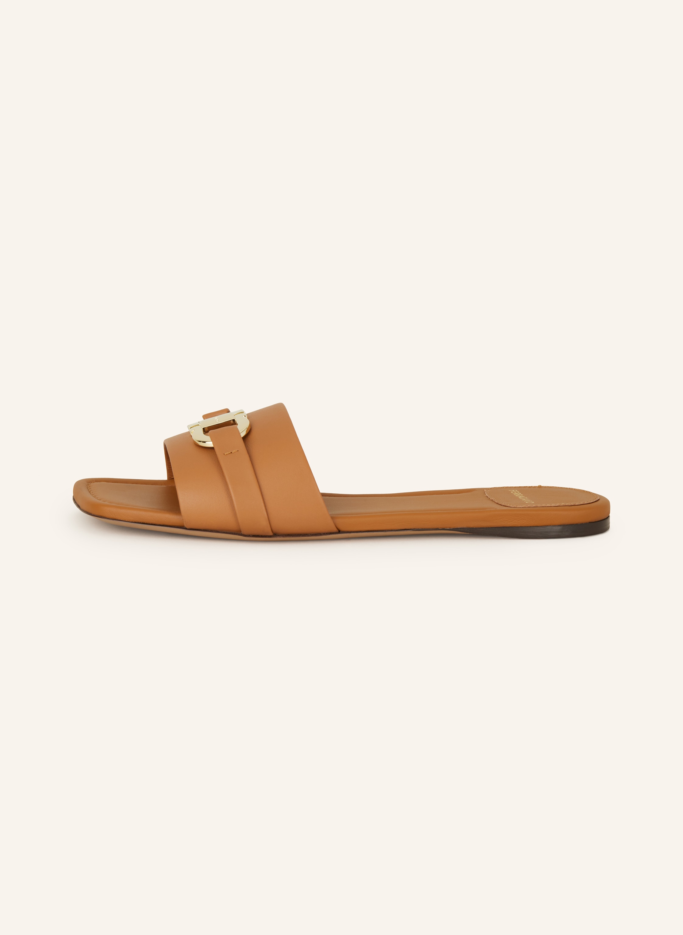 Thumbnail - Ferragamo Pantoletten Leah braun