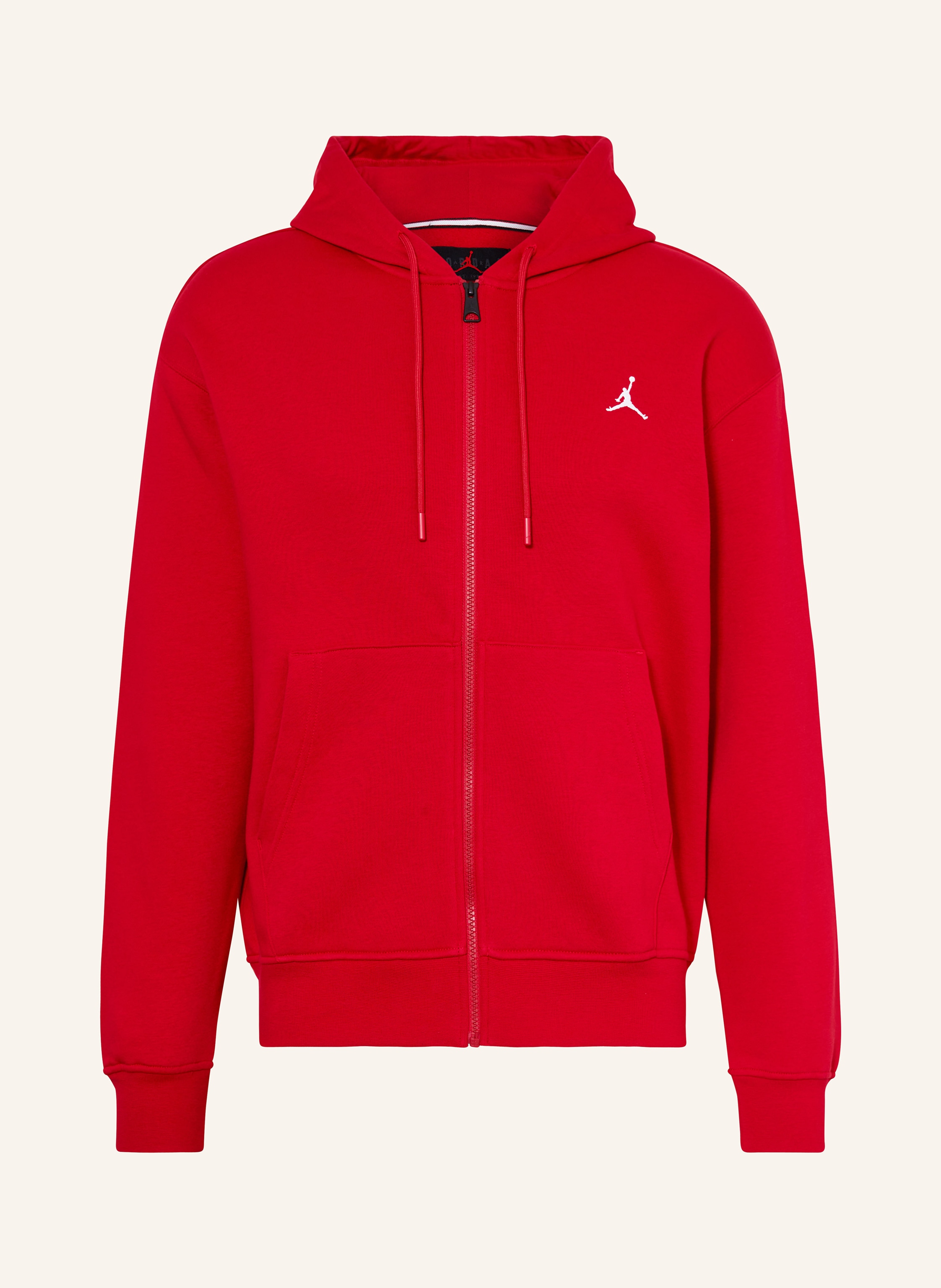 JORDAN Sweat jacket JORDAN ESSENTIALS in red white
