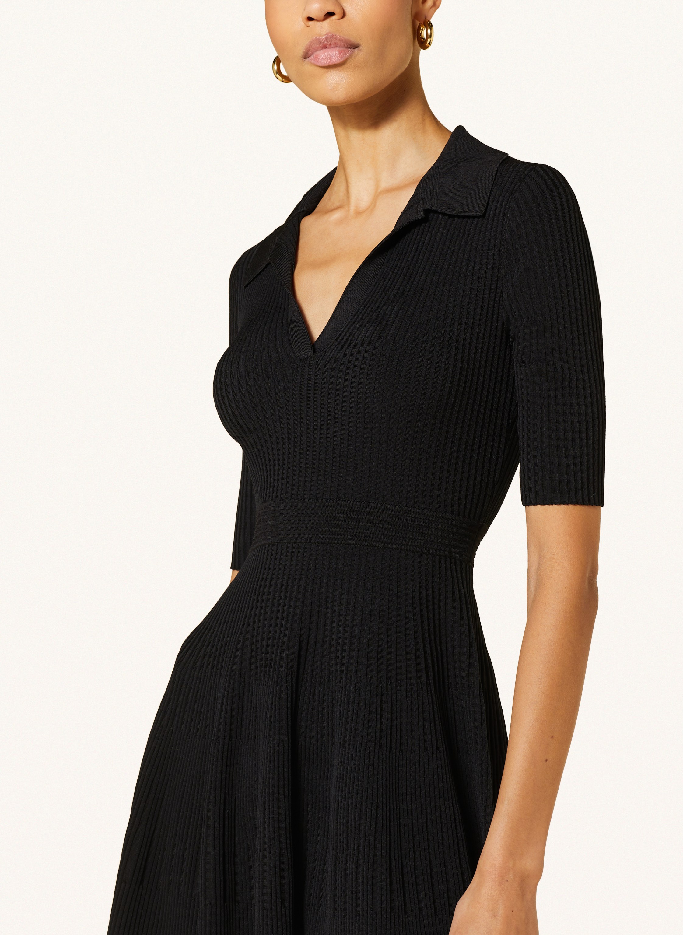 Thumbnail - Simkhai Strickkleid Patricia schwarz