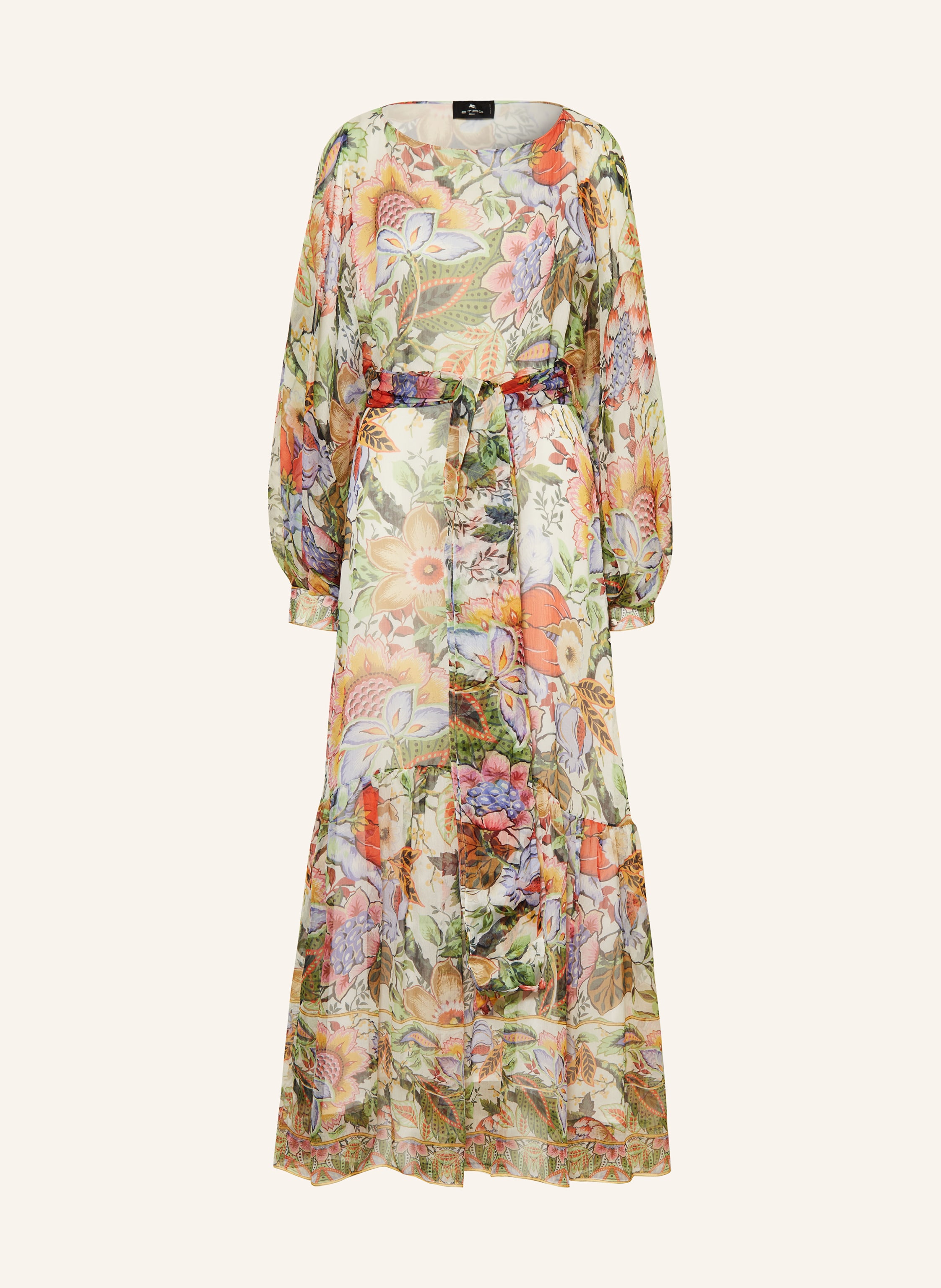 Etro printed online silk dress