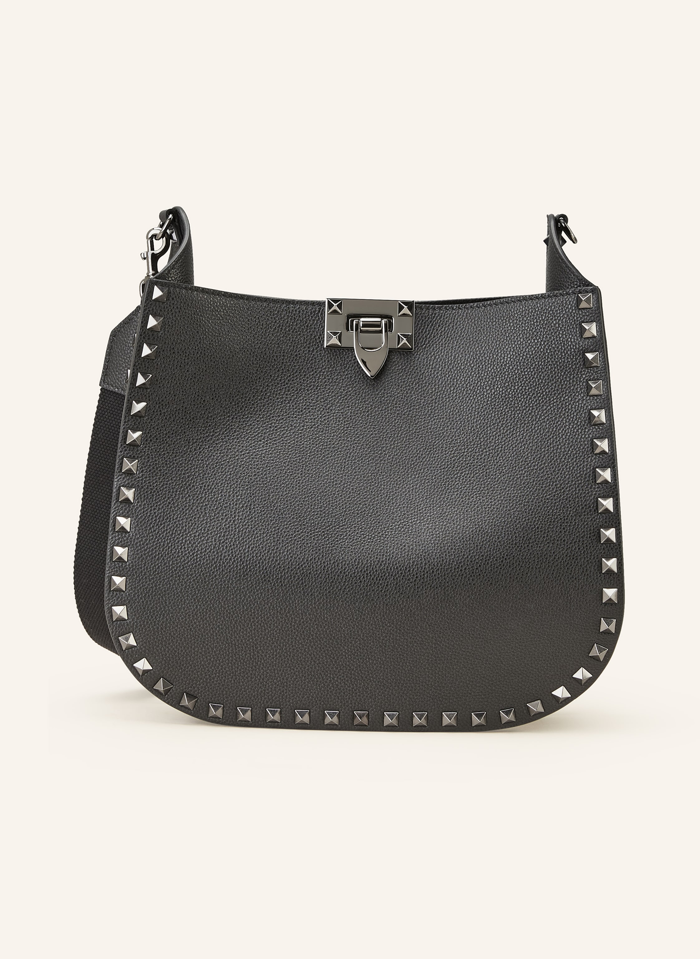 VALENTINO GARAVANI Hobo Bag ROCKSTUD in schwarz