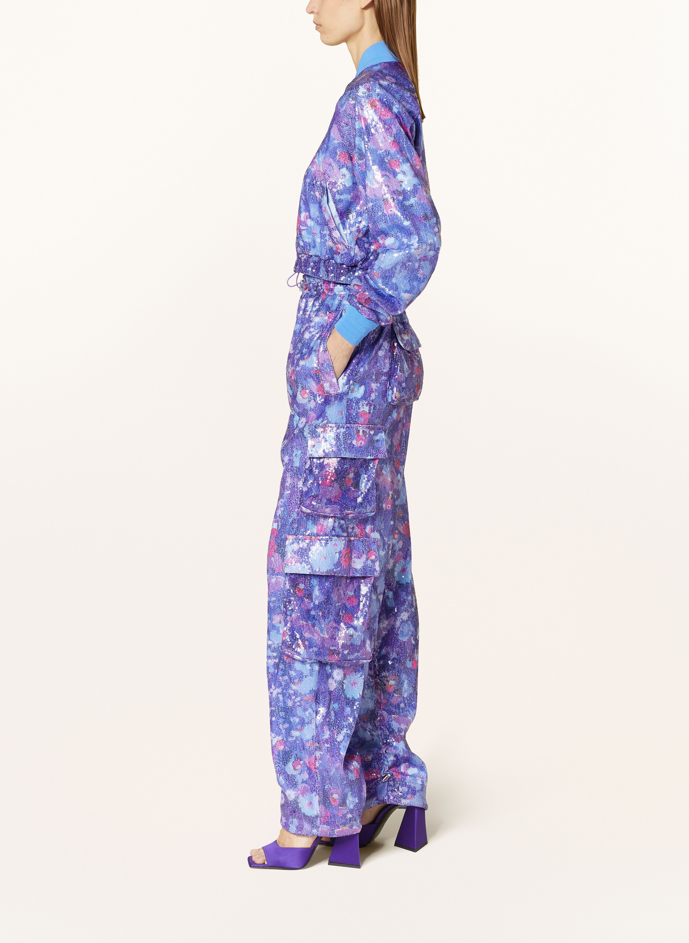 Thumbnail - Khrisjoy Blouson Mit Pailletten lila