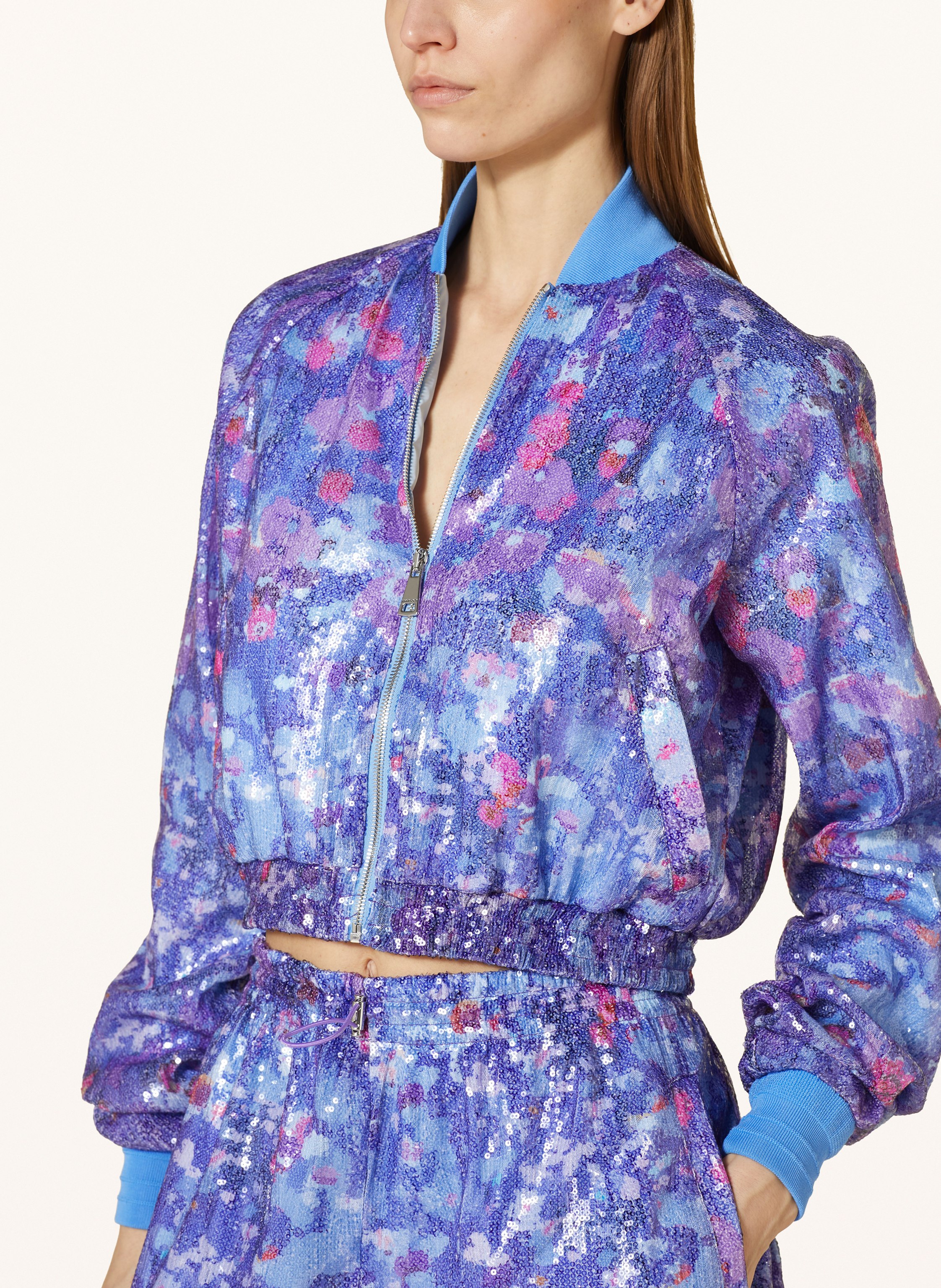 Thumbnail - Khrisjoy Blouson Mit Pailletten lila